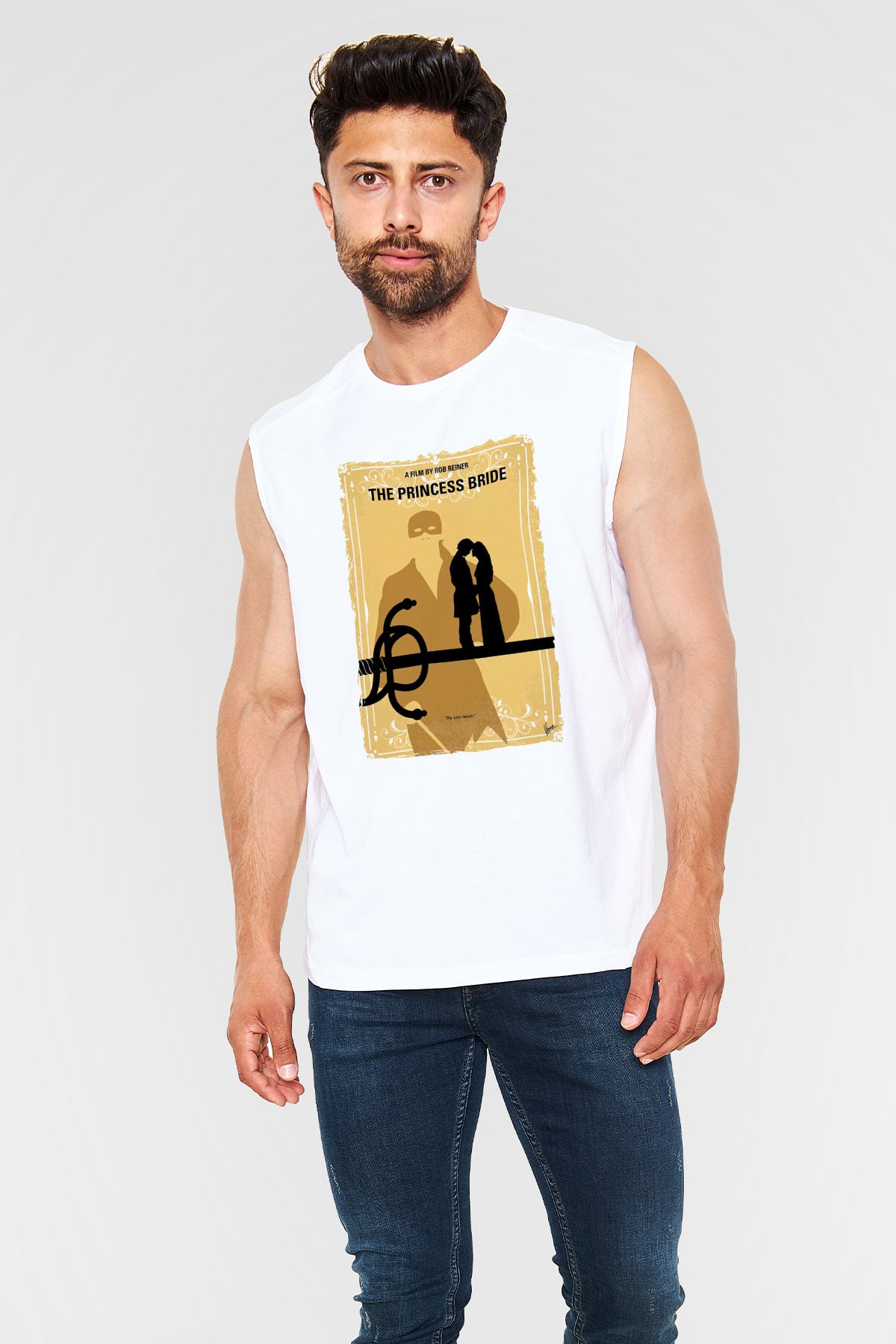 Princess Bride Beyaz Unisex  Kolsuz Tişört