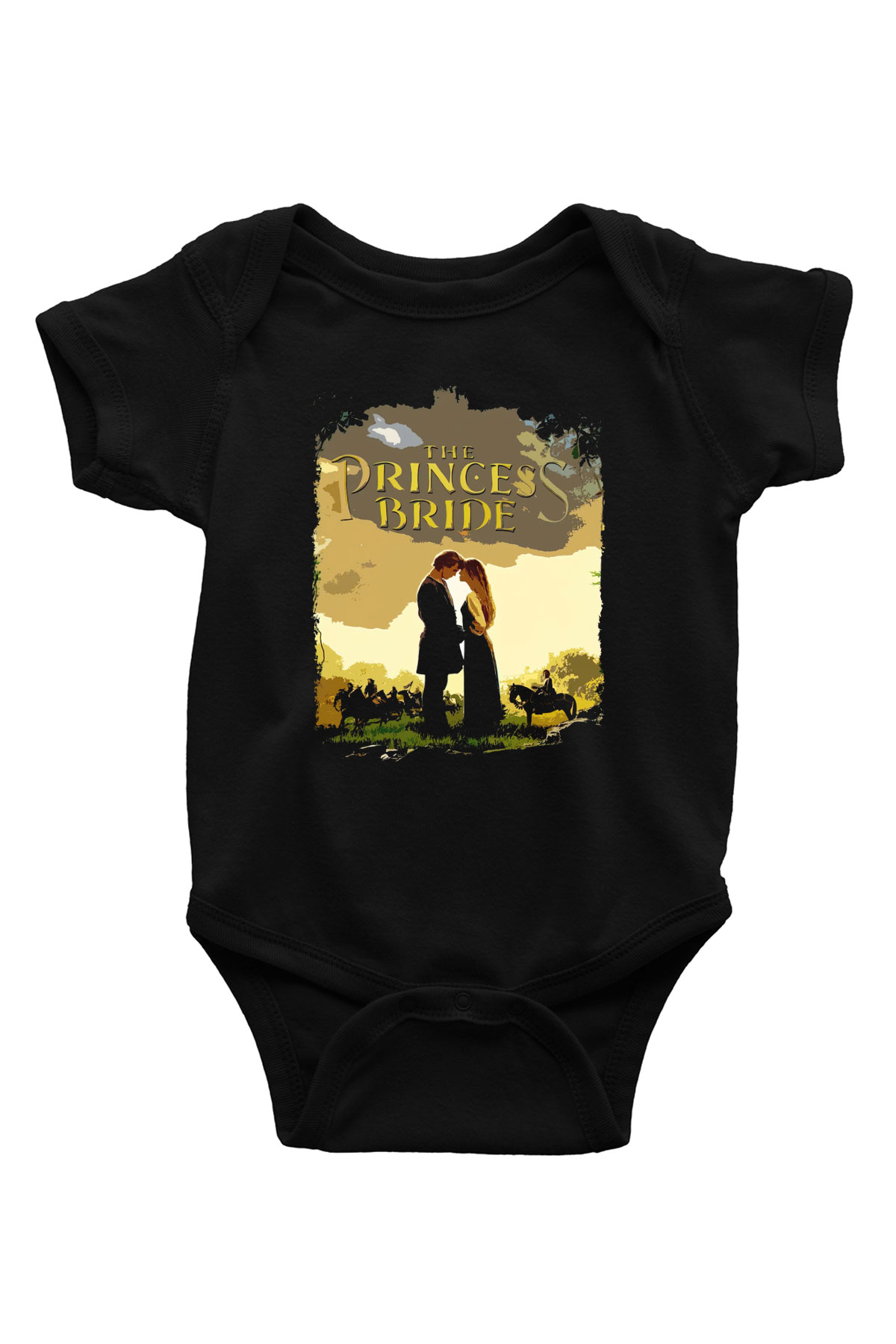 Princess Bride Siyah Bebek Body - Zıbın