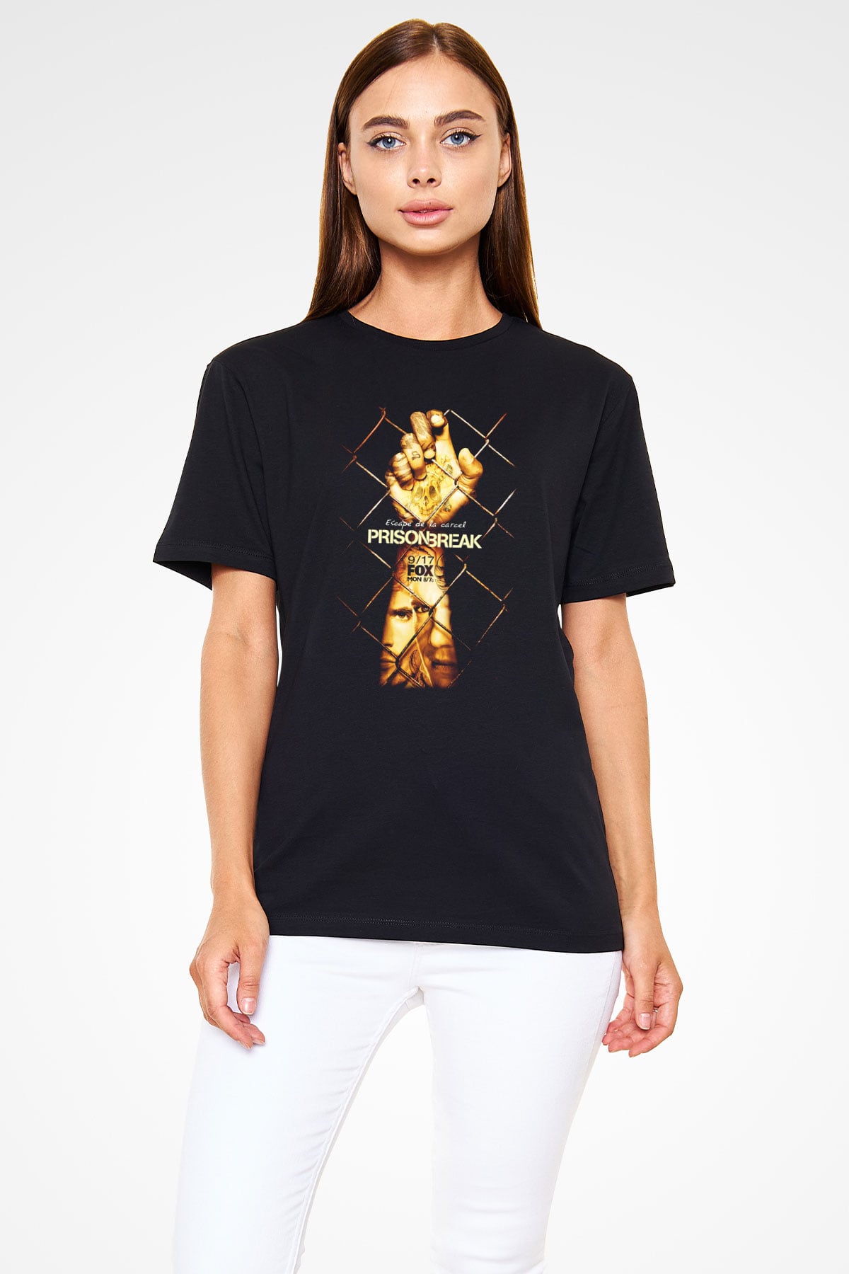 Prison Break Siyah Unisex Tişört T-Shirt