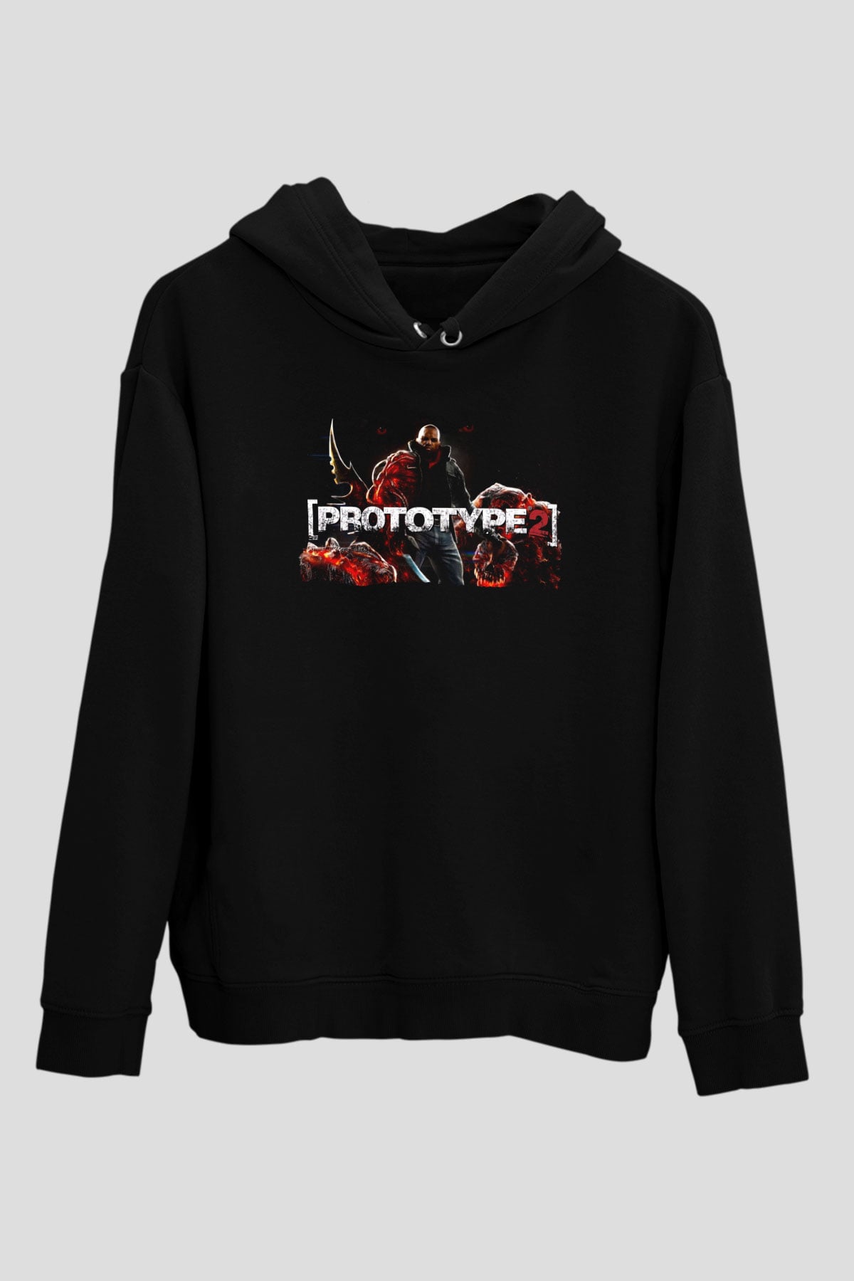 Prototype Siyah Unisex Hoodie
