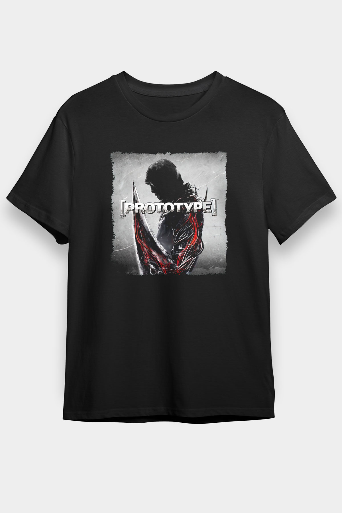 Prototype Siyah Unisex Tişört T-Shirt