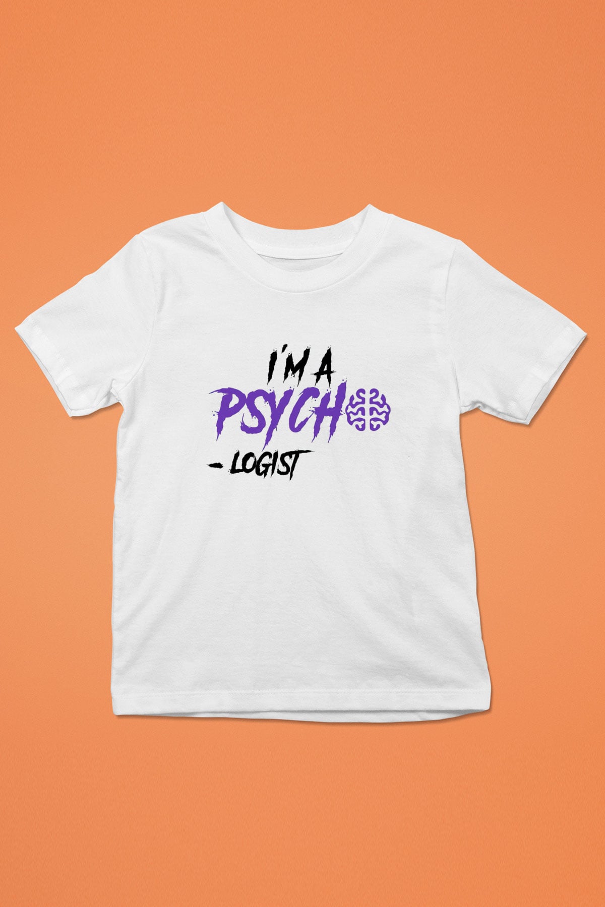 Psikolog Beyaz Unisex Çocuk Tişört