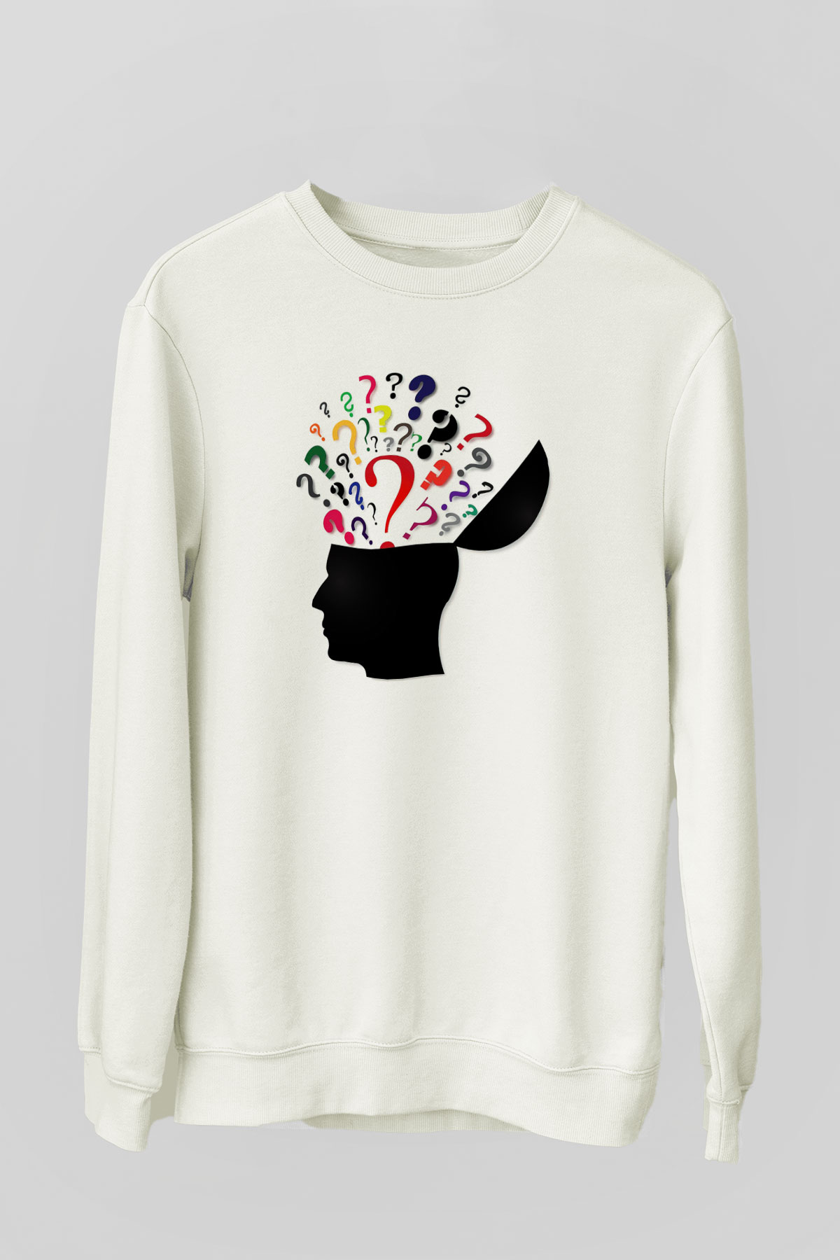 Psikolog Beyaz Unisex Sweatshirt