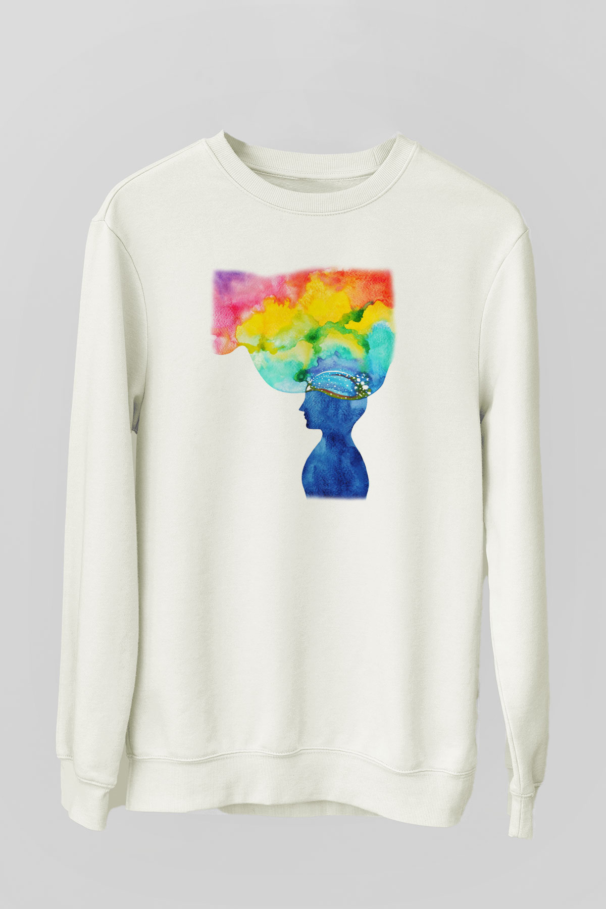 Psikolog Beyaz Unisex Sweatshirt