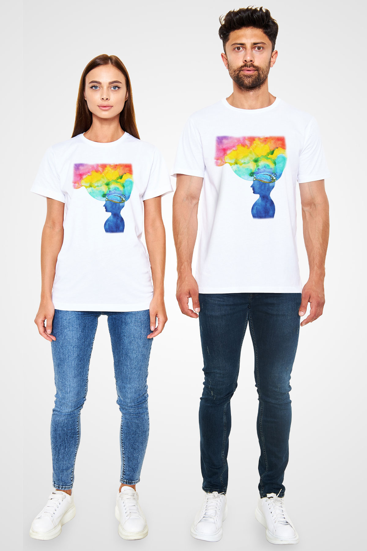 Psikolog Beyaz Unisex Tişört T-Shirt - TişörtFabrikası