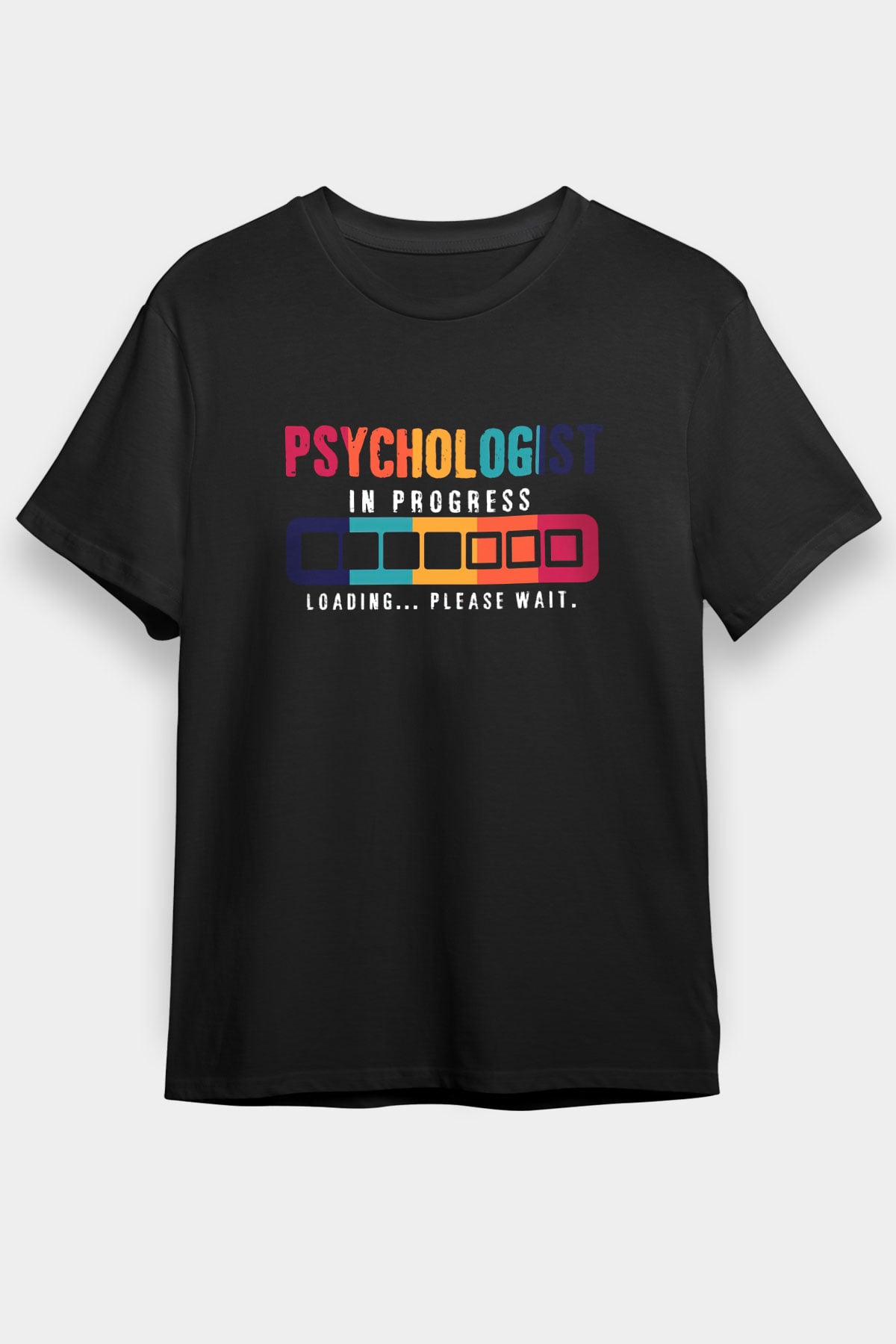 Psikolog Siyah Unisex Tişört T-Shirt - TişörtFabrikası