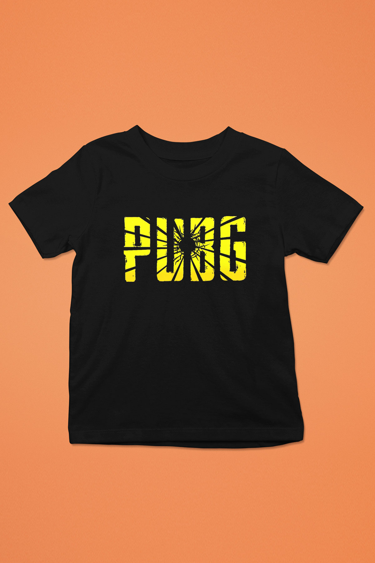 PUBG Siyah Unisex Çocuk Tişört