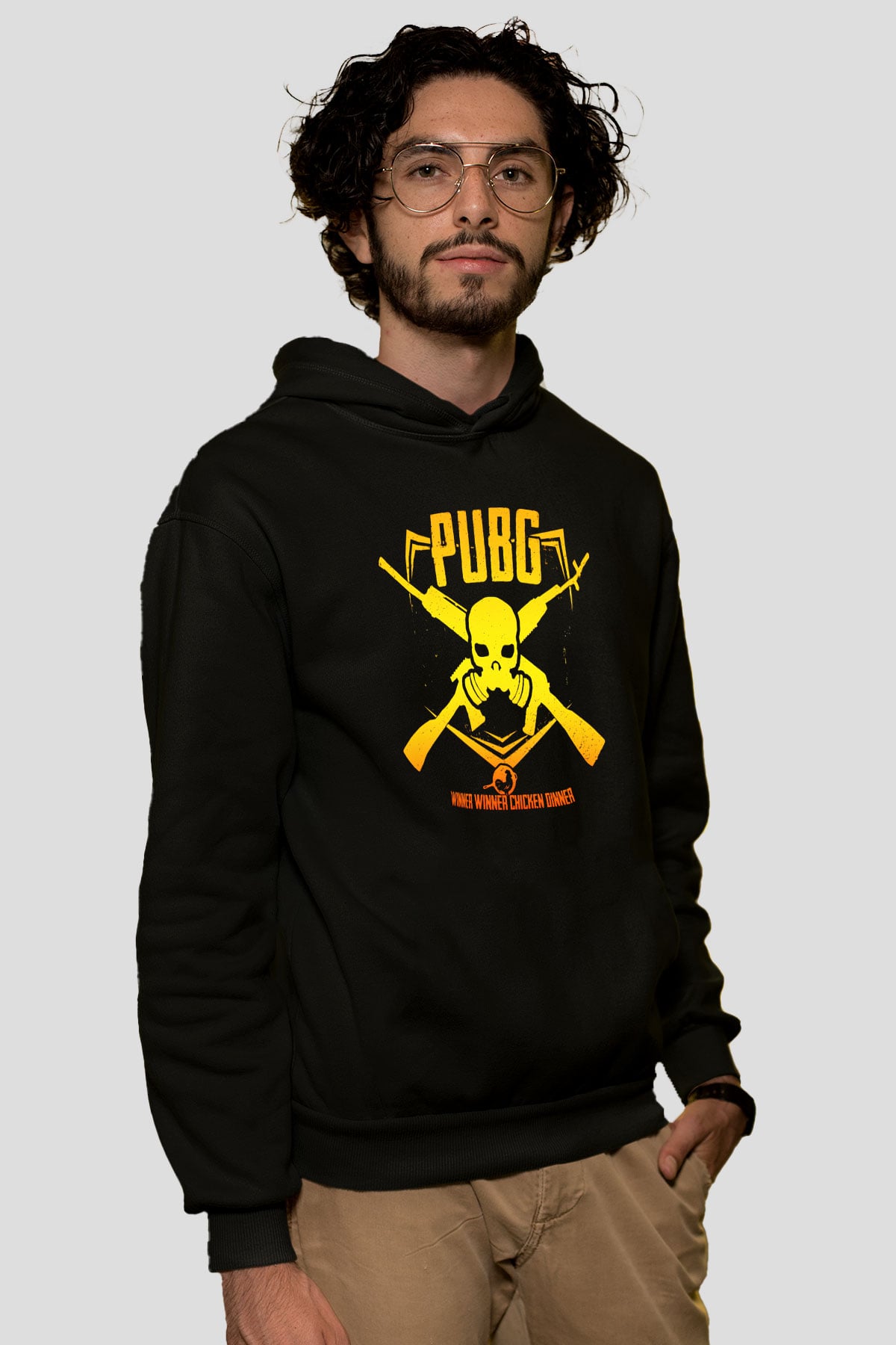 PUBG Siyah Unisex Hoodie