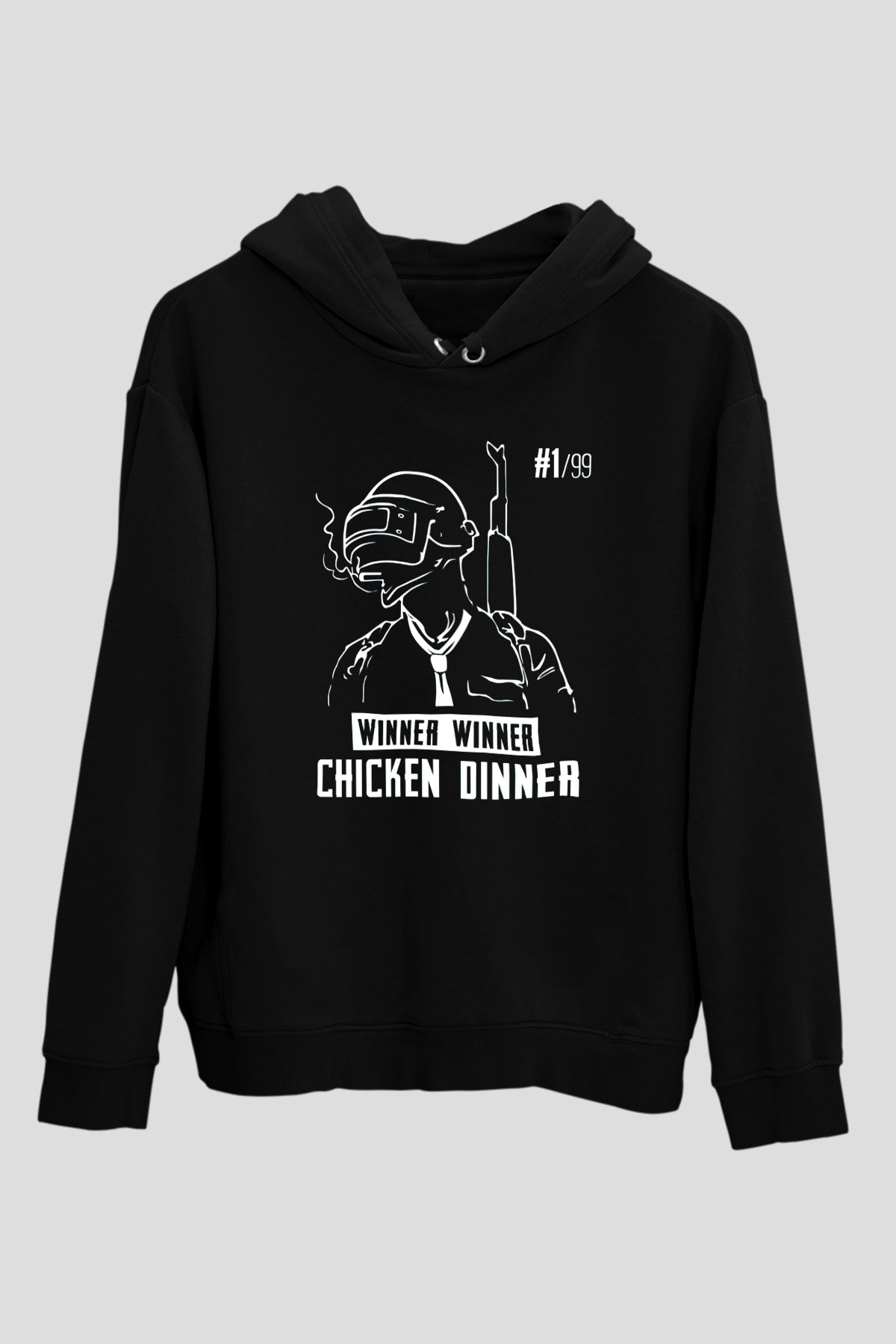 PUBG Siyah Unisex Hoodie