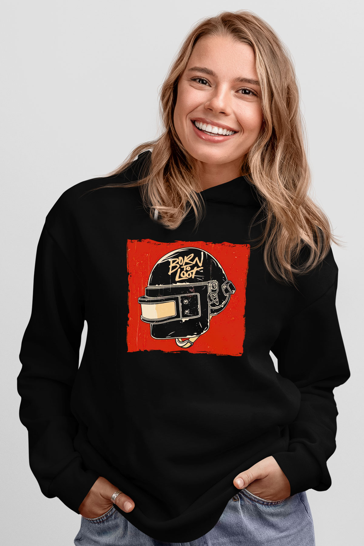 PUBG Siyah Unisex Hoodie