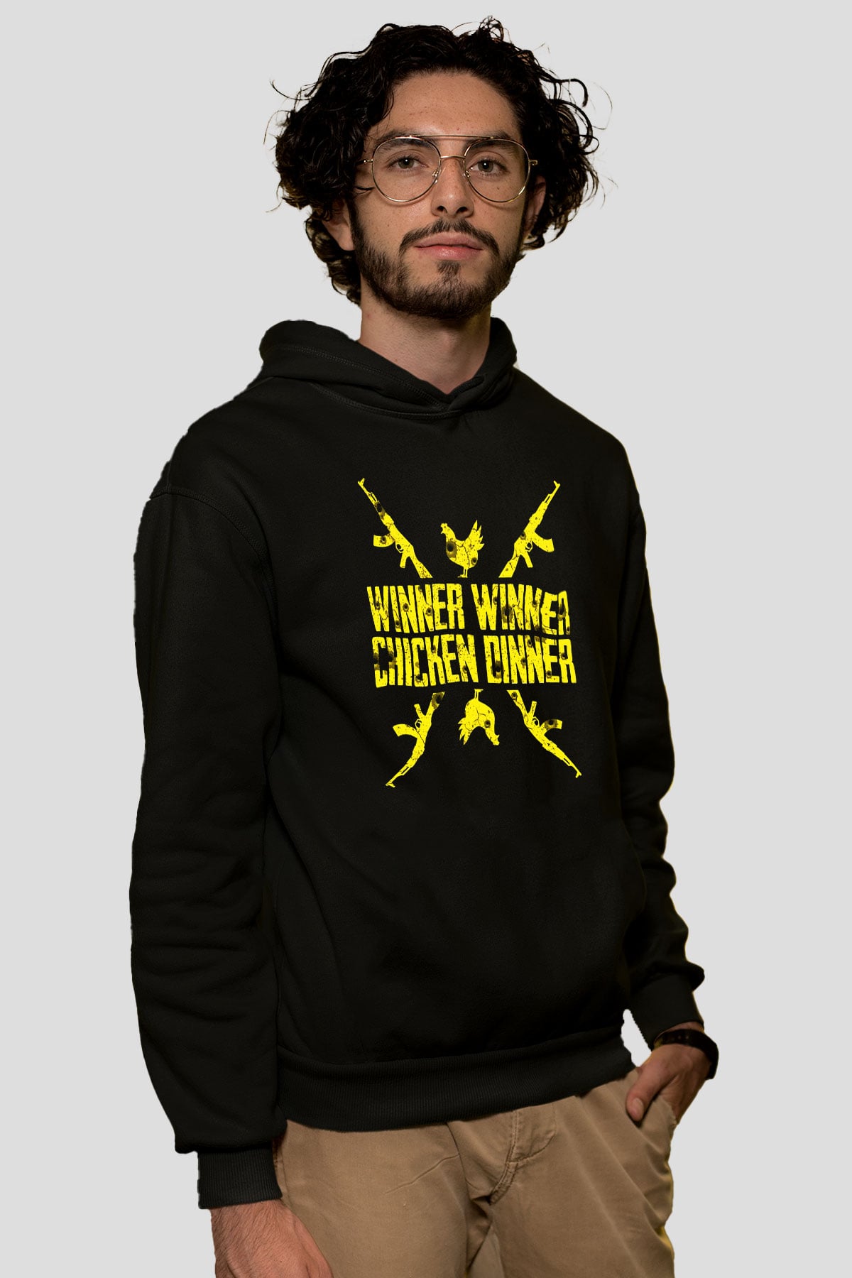 PUBG Siyah Unisex Hoodie