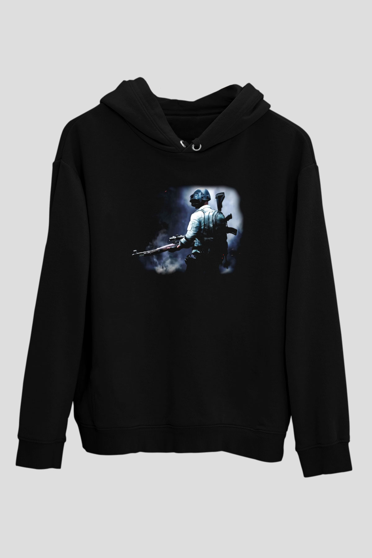 PUBG Siyah Unisex Hoodie