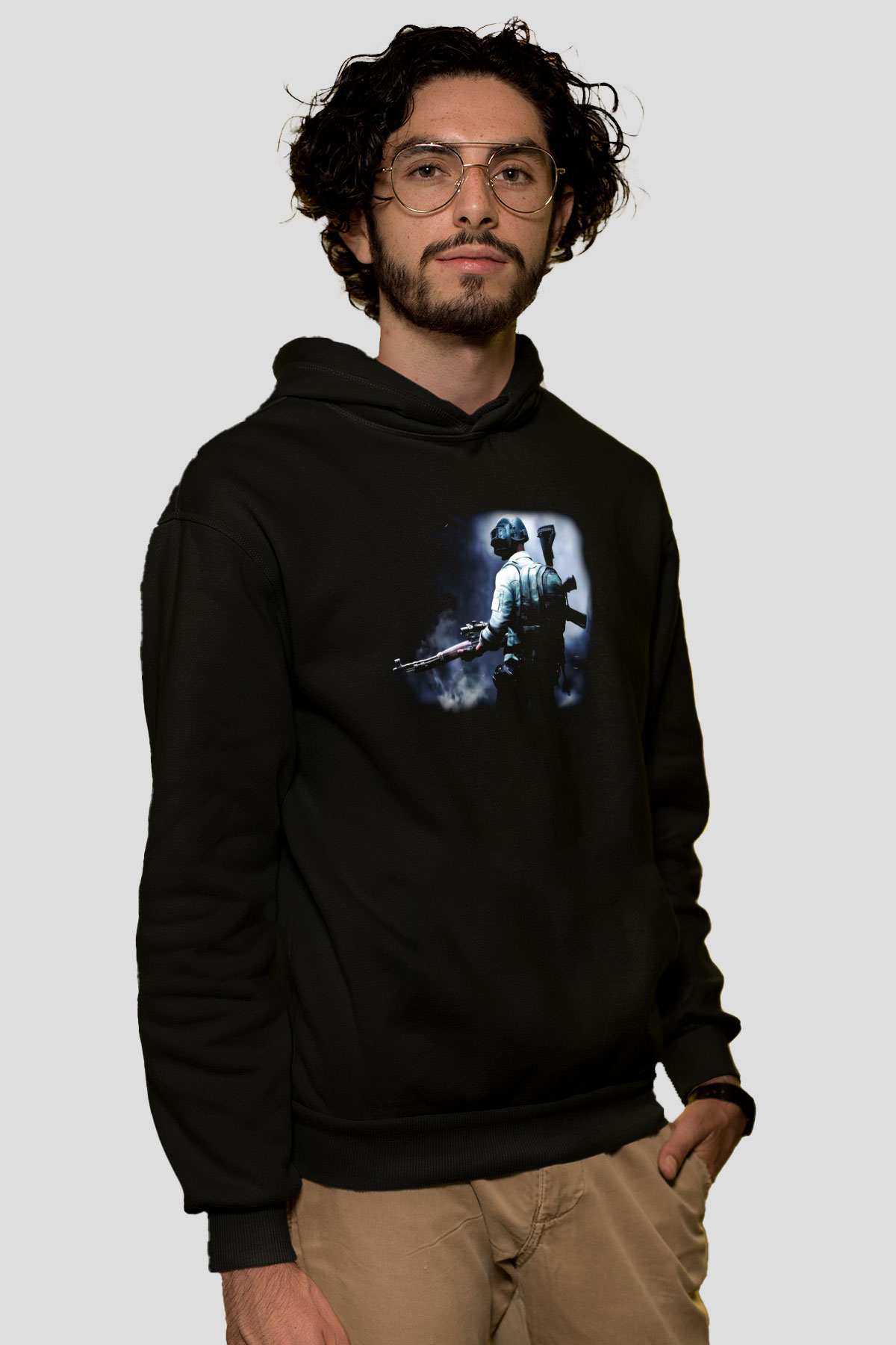 PUBG Siyah Unisex Hoodie
