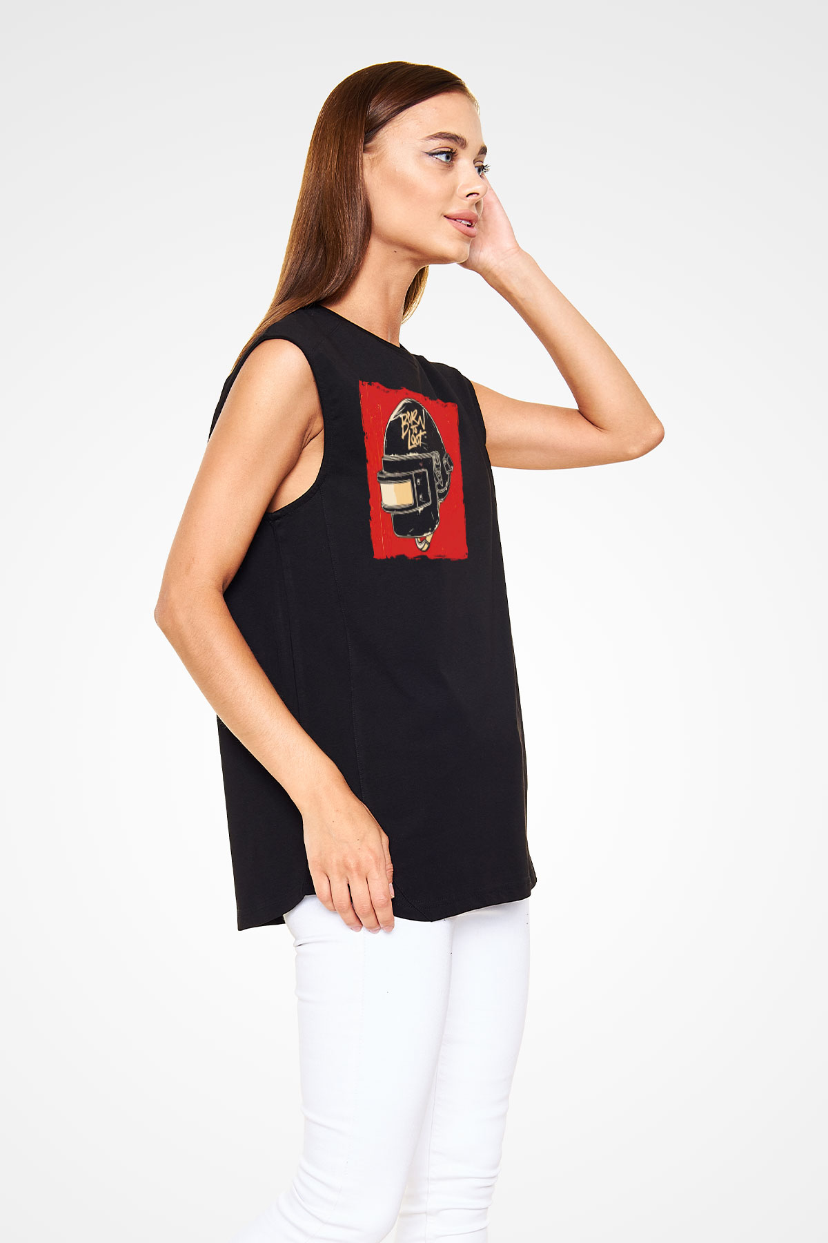 PUBG Siyah Unisex Kolsuz Tişört
