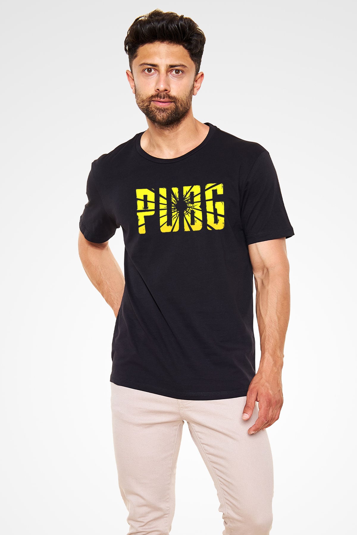 PUBG Siyah Unisex Tişört T-Shirt
