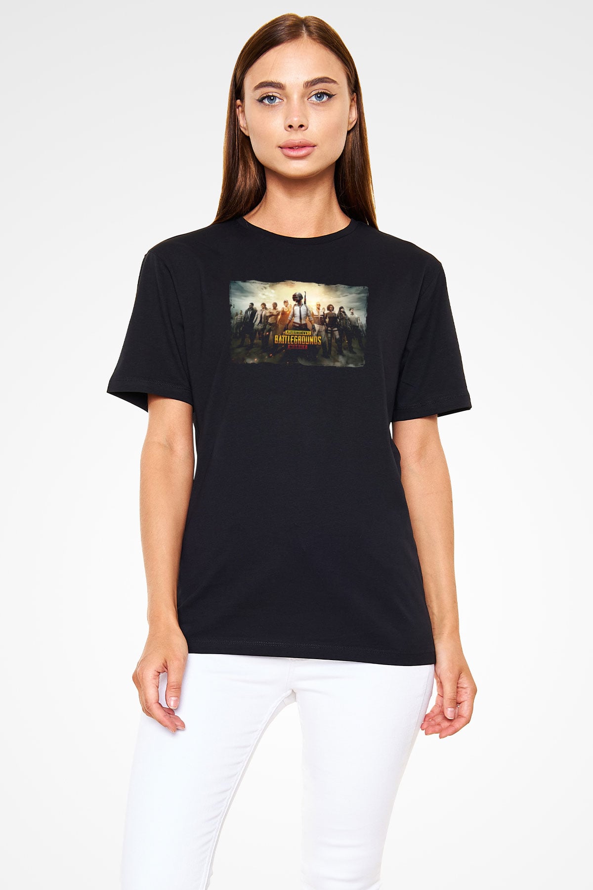 PUBG Siyah Unisex Tişört T-Shirt