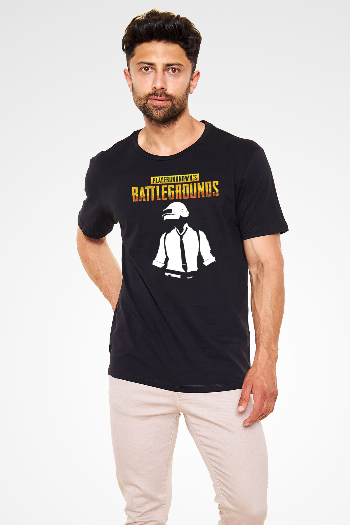 PUBG Siyah Unisex Tişört T-Shirt