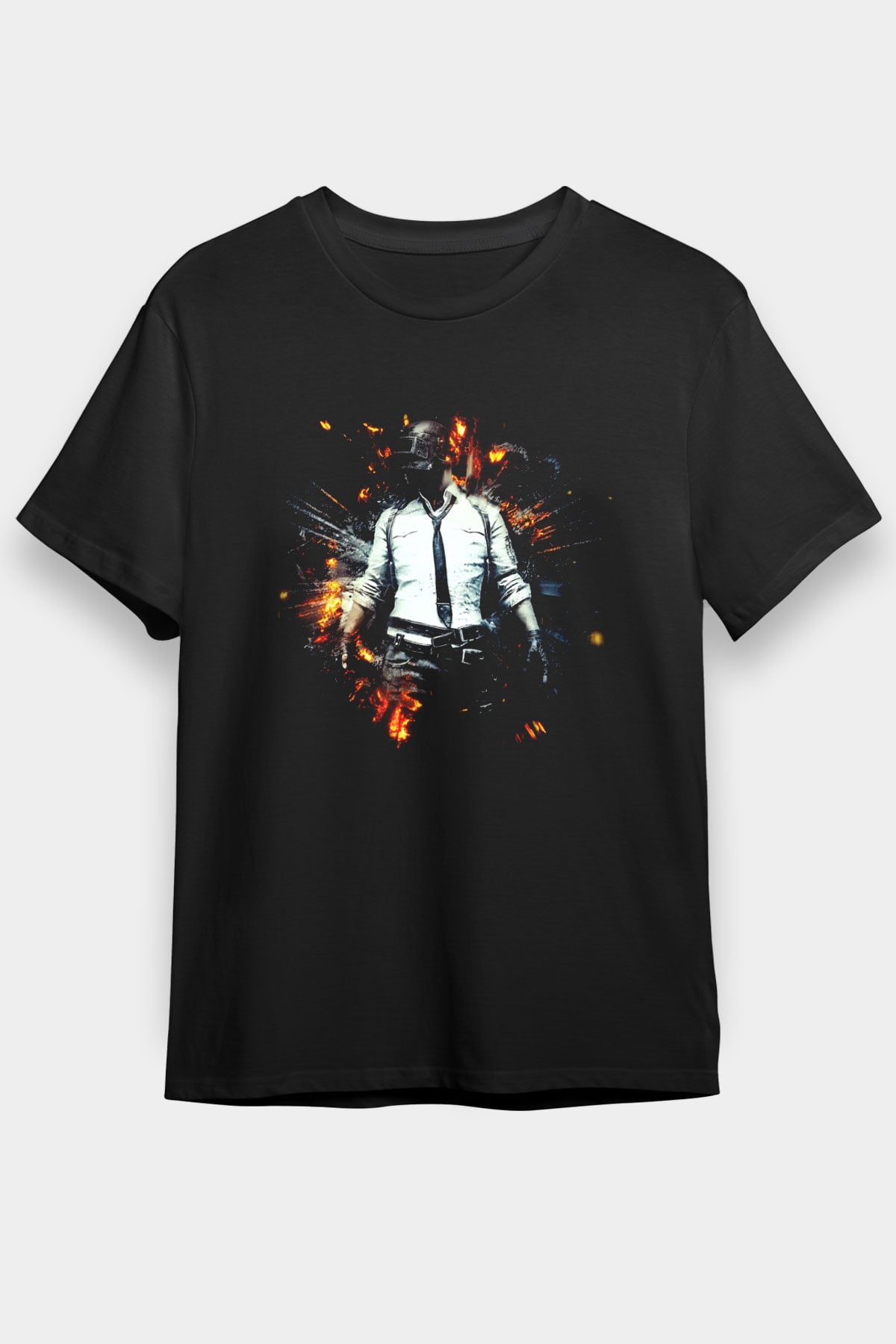 PUBG Siyah Unisex Tişört T-Shirt