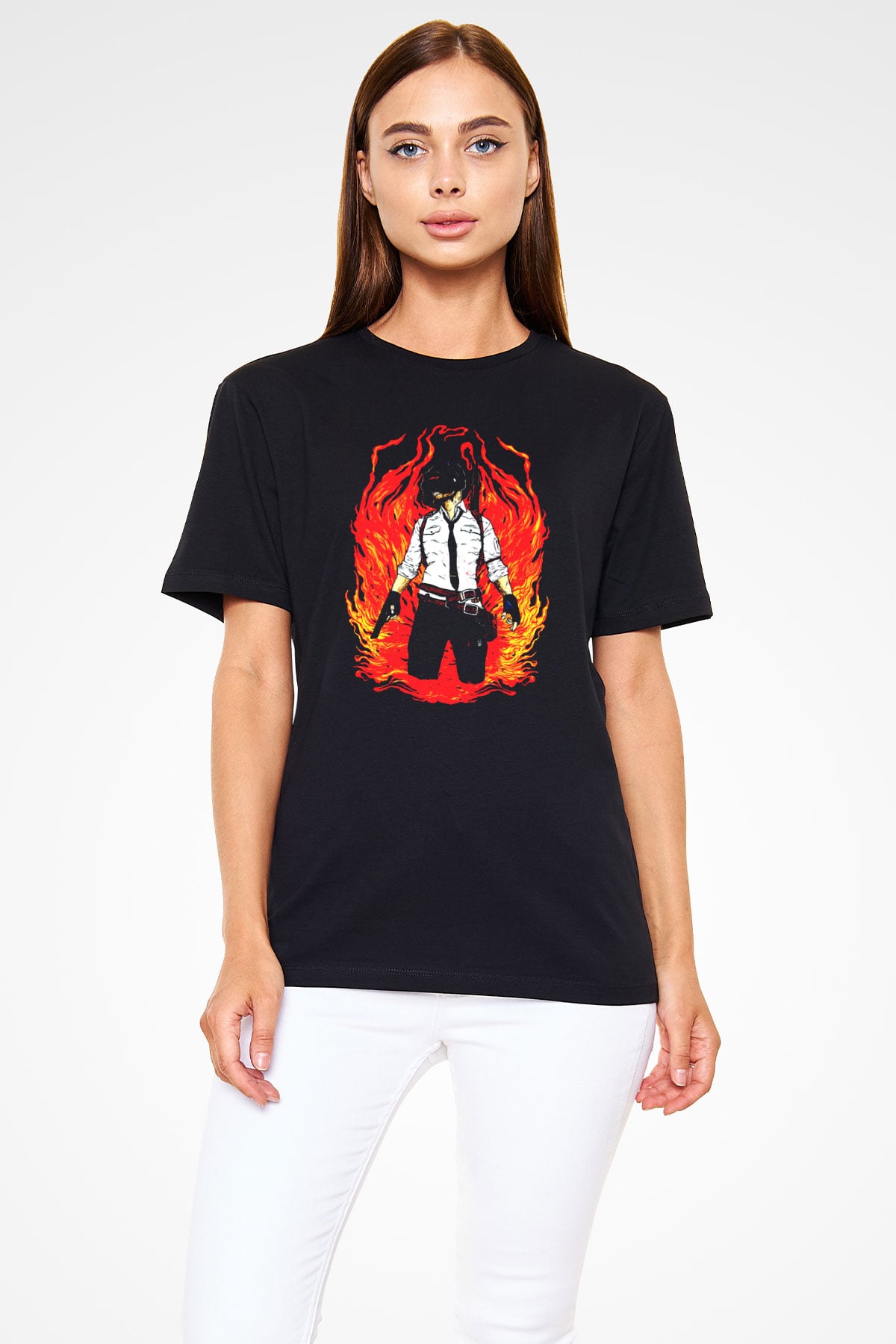 PUBG Siyah Unisex Tişört T-Shirt