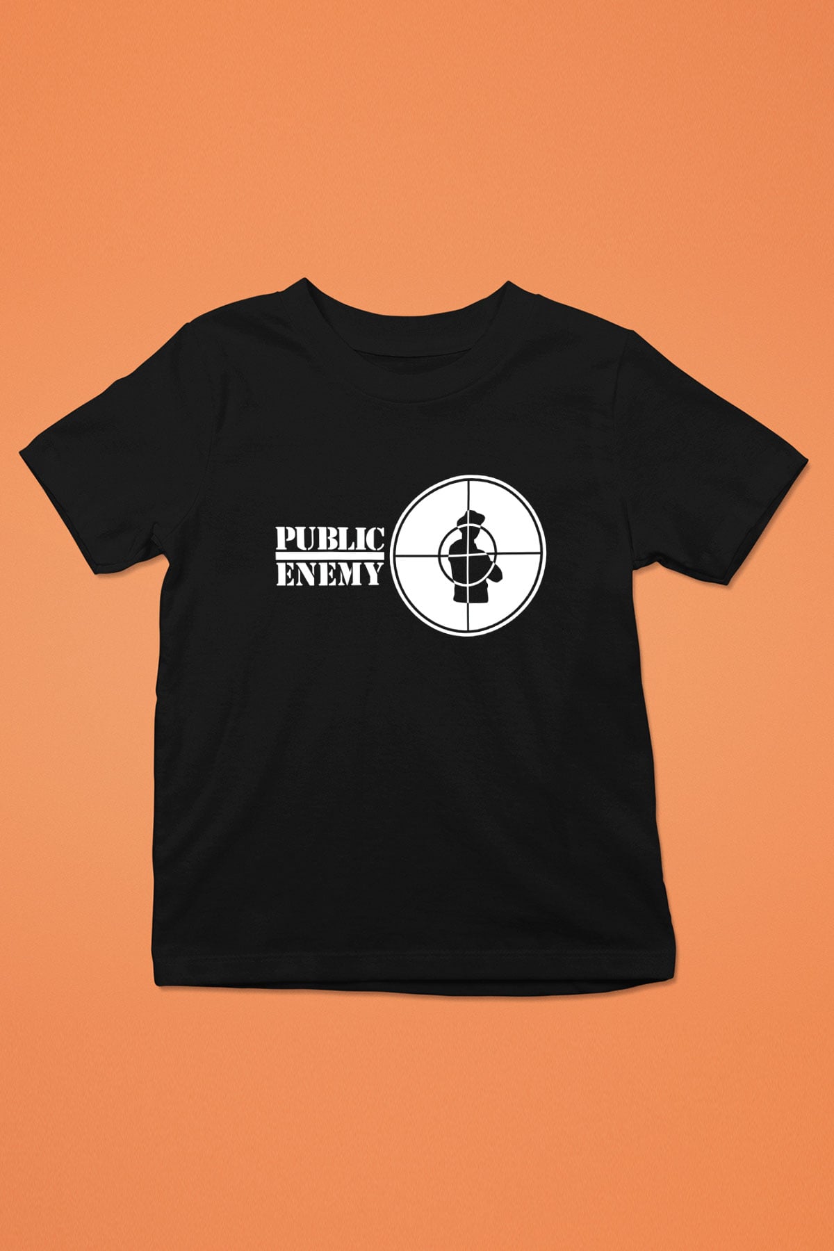 Public Enemy Siyah Unisex Çocuk Tişört