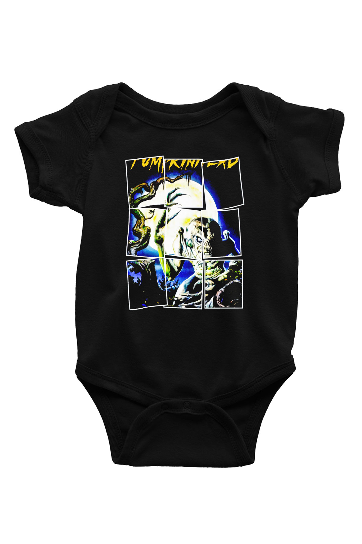 Pumpkinhead Siyah Bebek Body - Zıbın