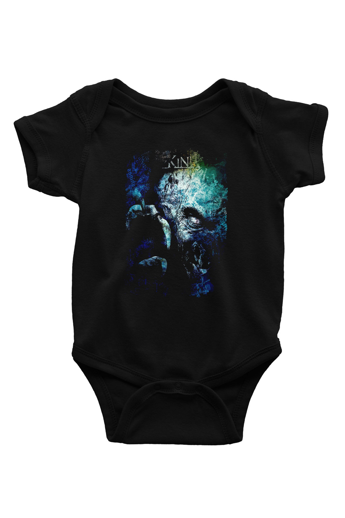 Pumpkinhead Siyah Bebek Body - Zıbın