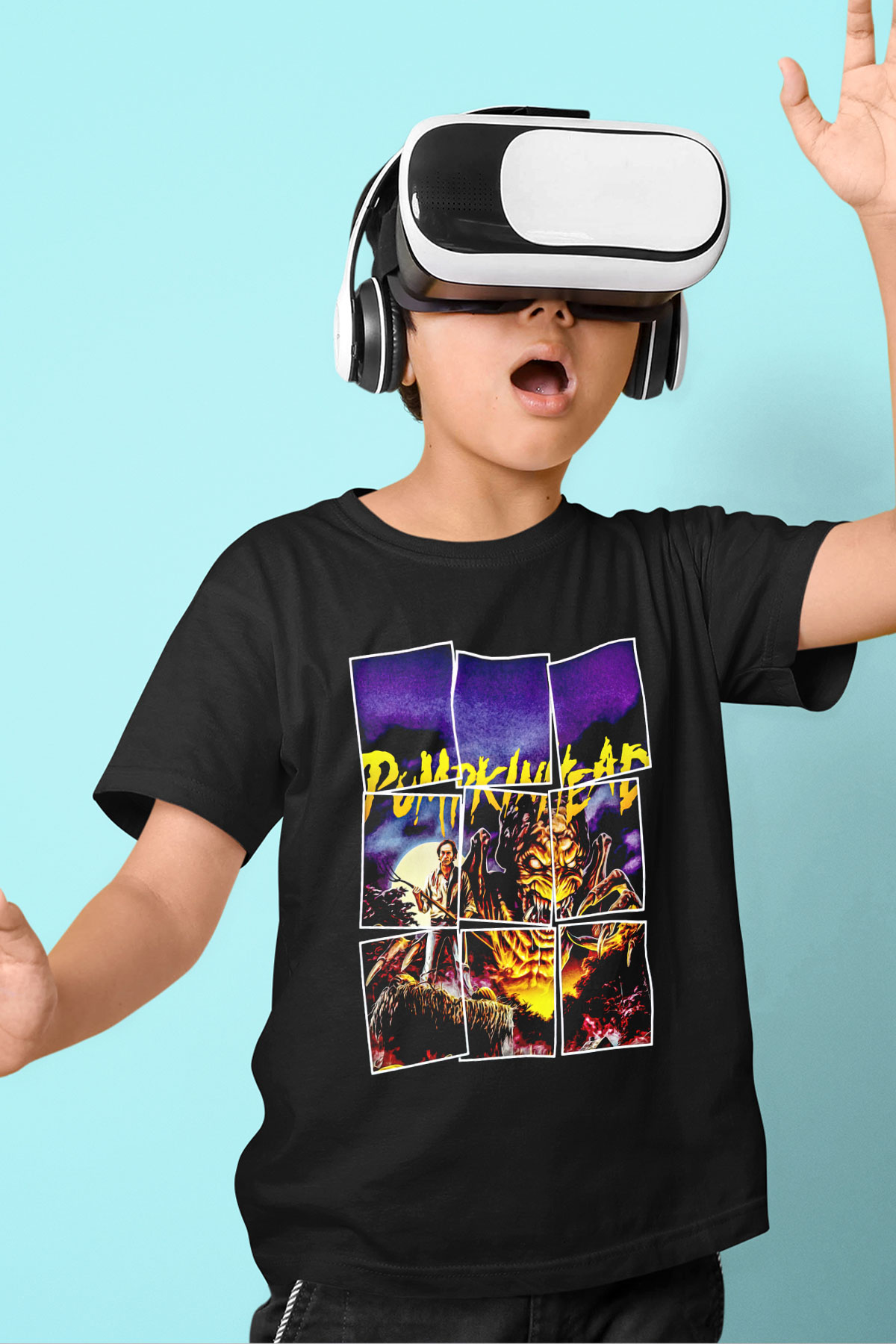 Pumpkinhead Siyah Unisex  Çocuk Tişört