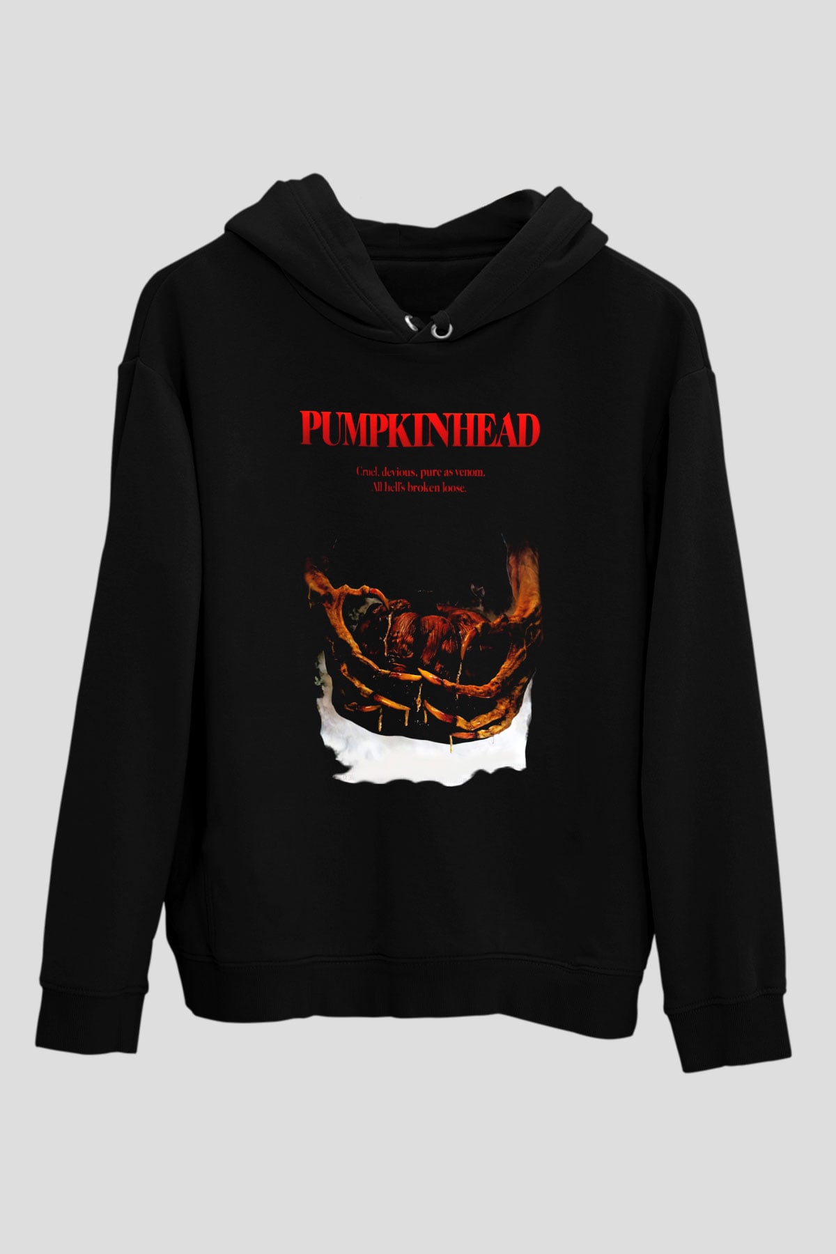 Pumpkinhead Siyah Unisex Kapüşonlu Sweatshirt