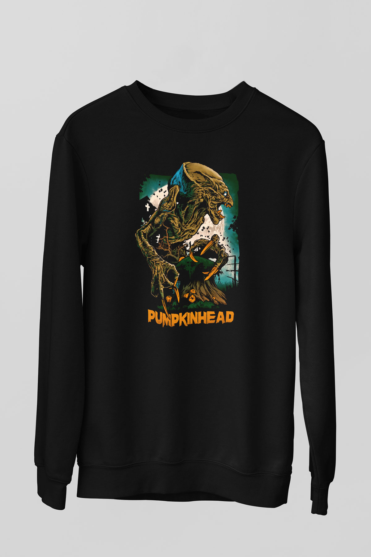 Pumpkinhead Siyah Unisex Sweatshirt