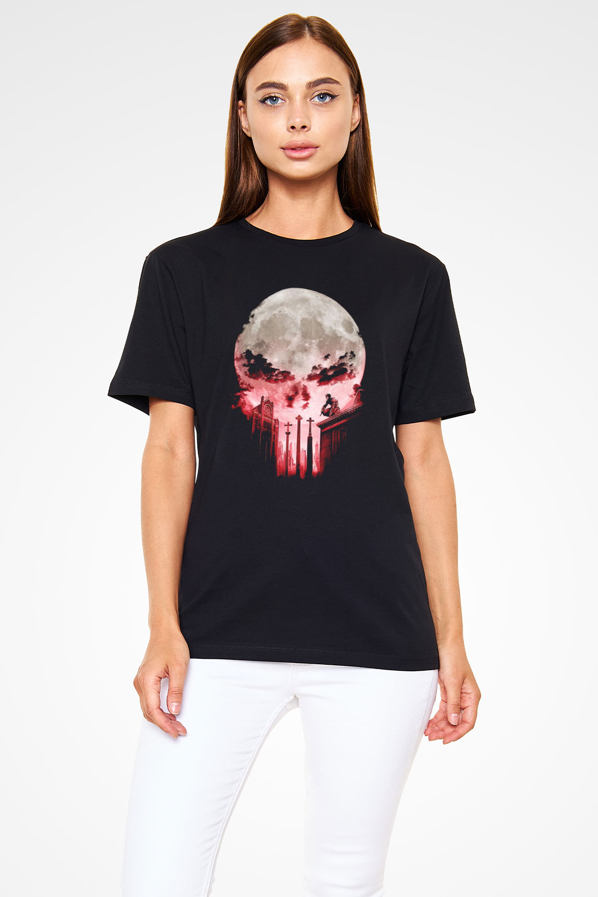 Punisher Siyah Unisex Tişört T-Shirt