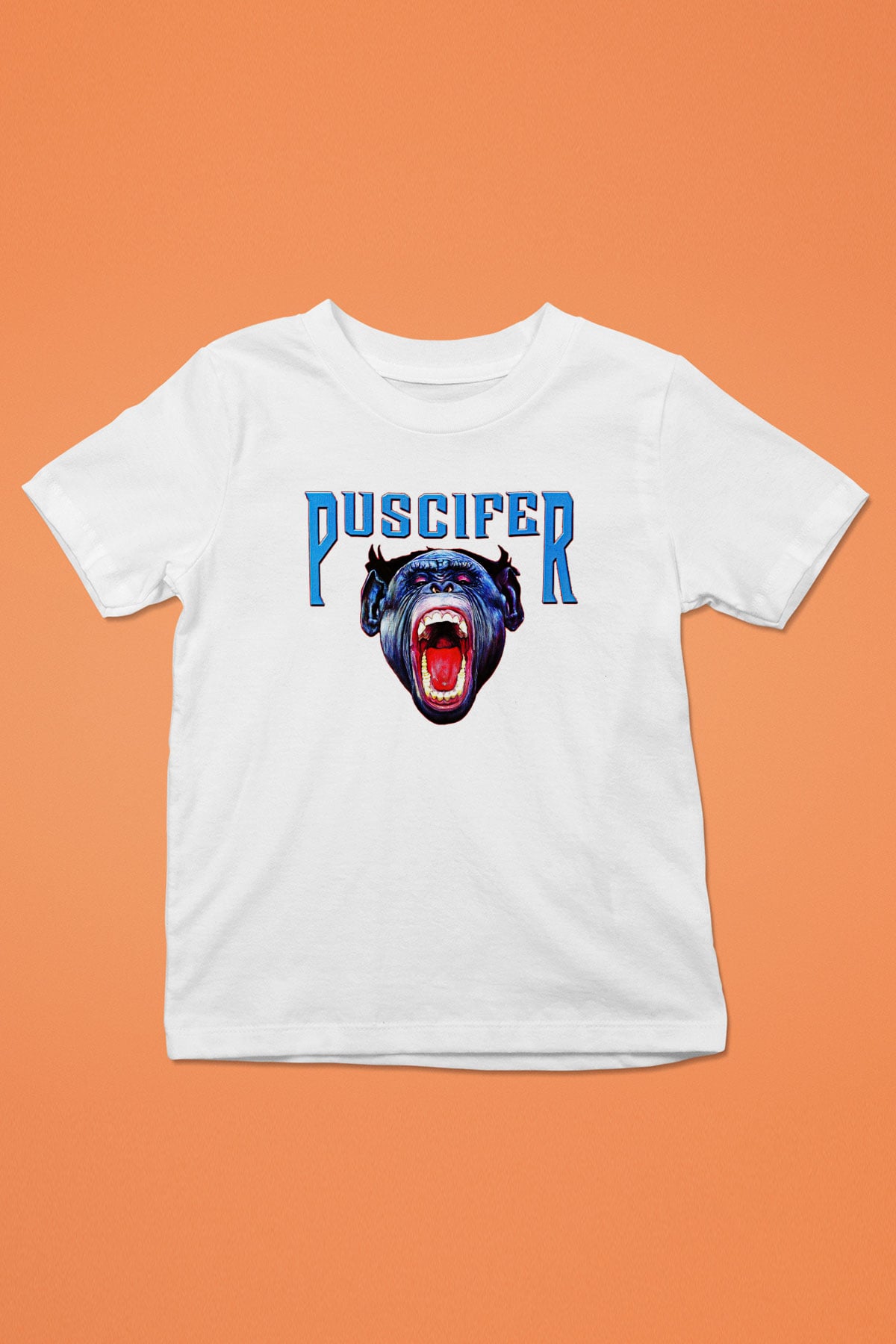 Puscifer Baskılı Beyaz Unisex Beyaz Çocuk Tişört - Tshirt