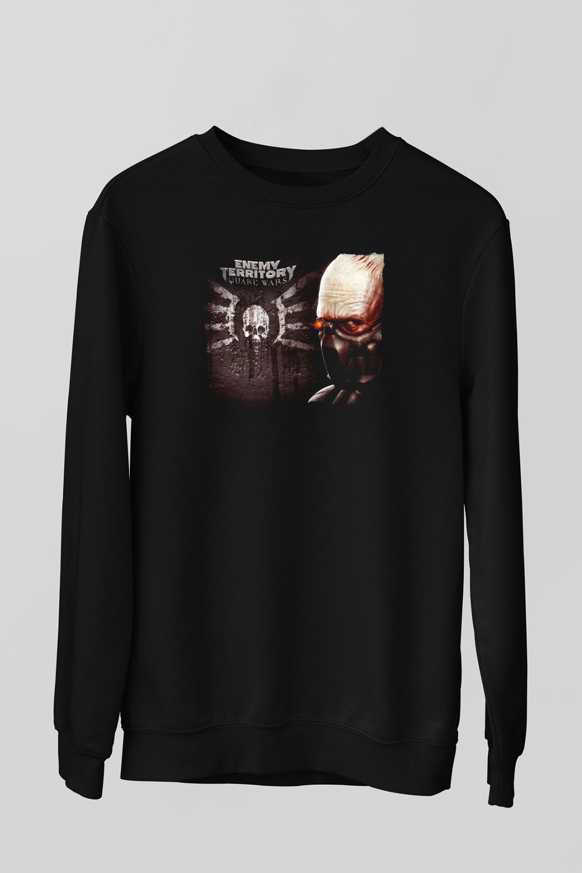 Quake Wars Siyah Unisex Sweatshirt
