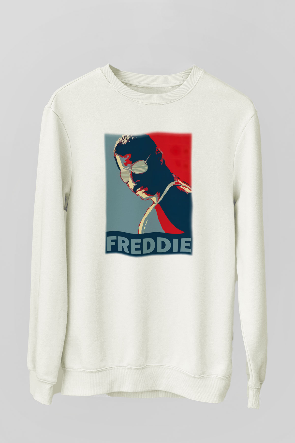 Queen Beyaz Unisex Sweatshirt
