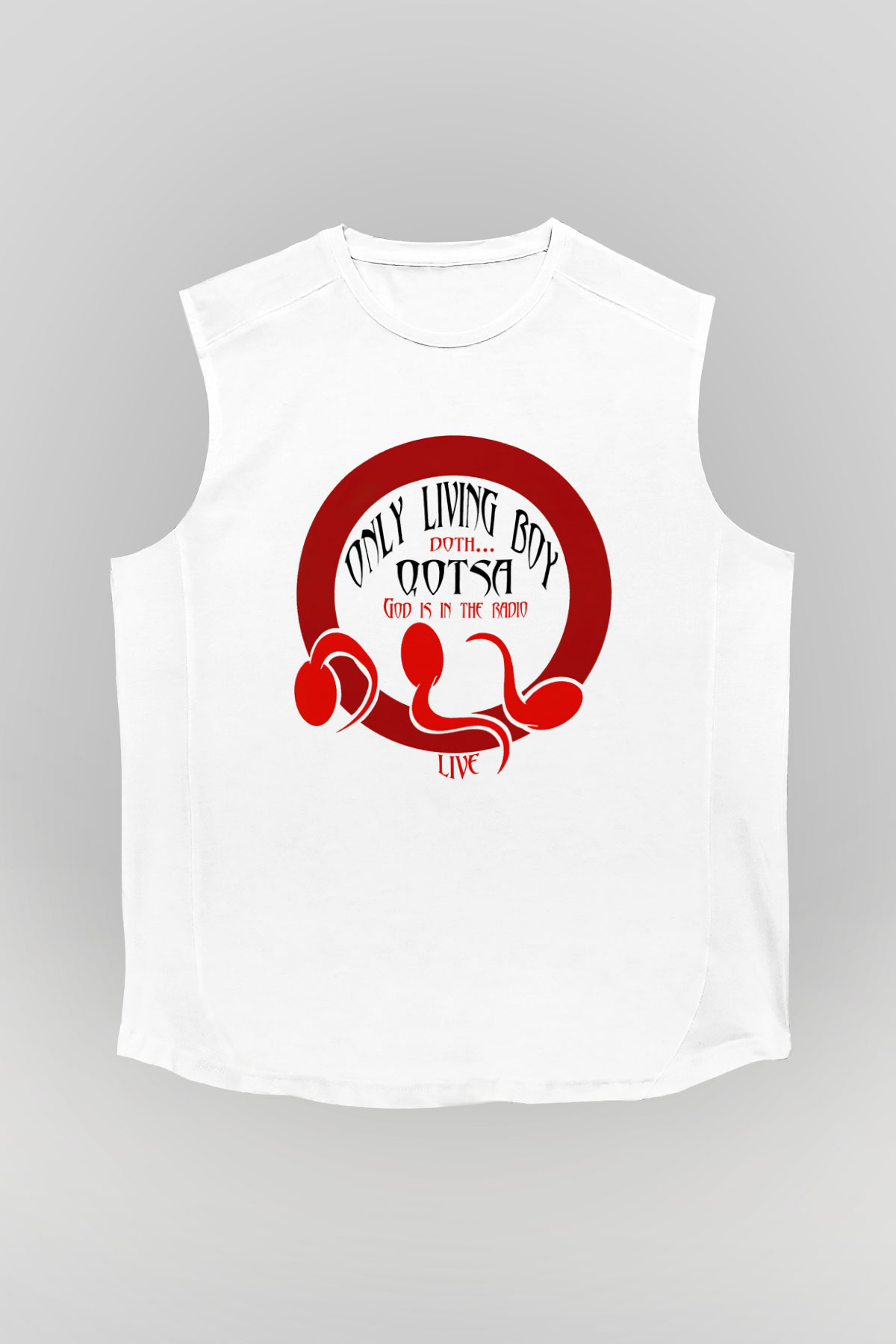 Queens of the Stone Age Beyaz Unisex Kolsuz Tişört
