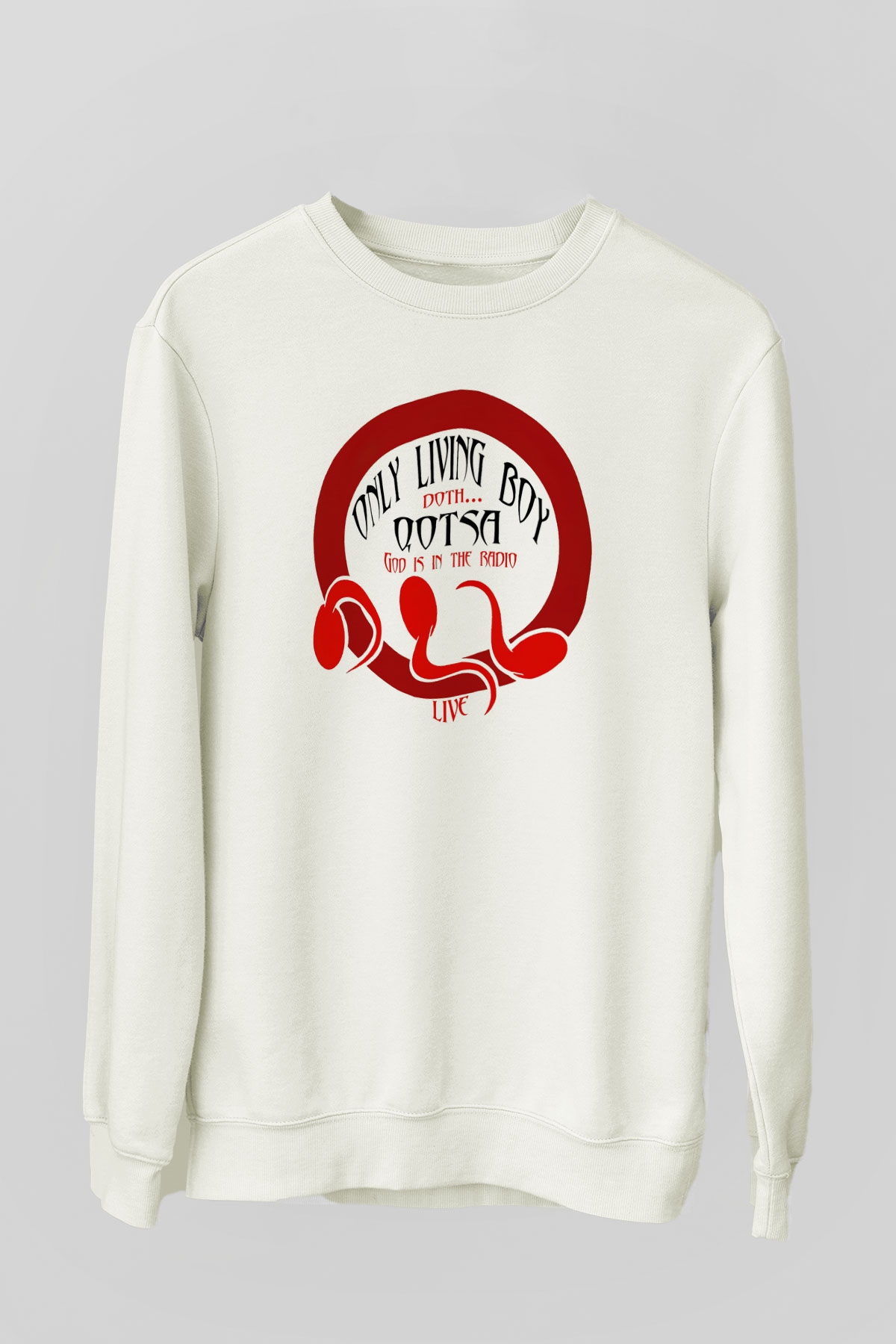 Queens of the Stone Age Beyaz Unisex Sweatshirt