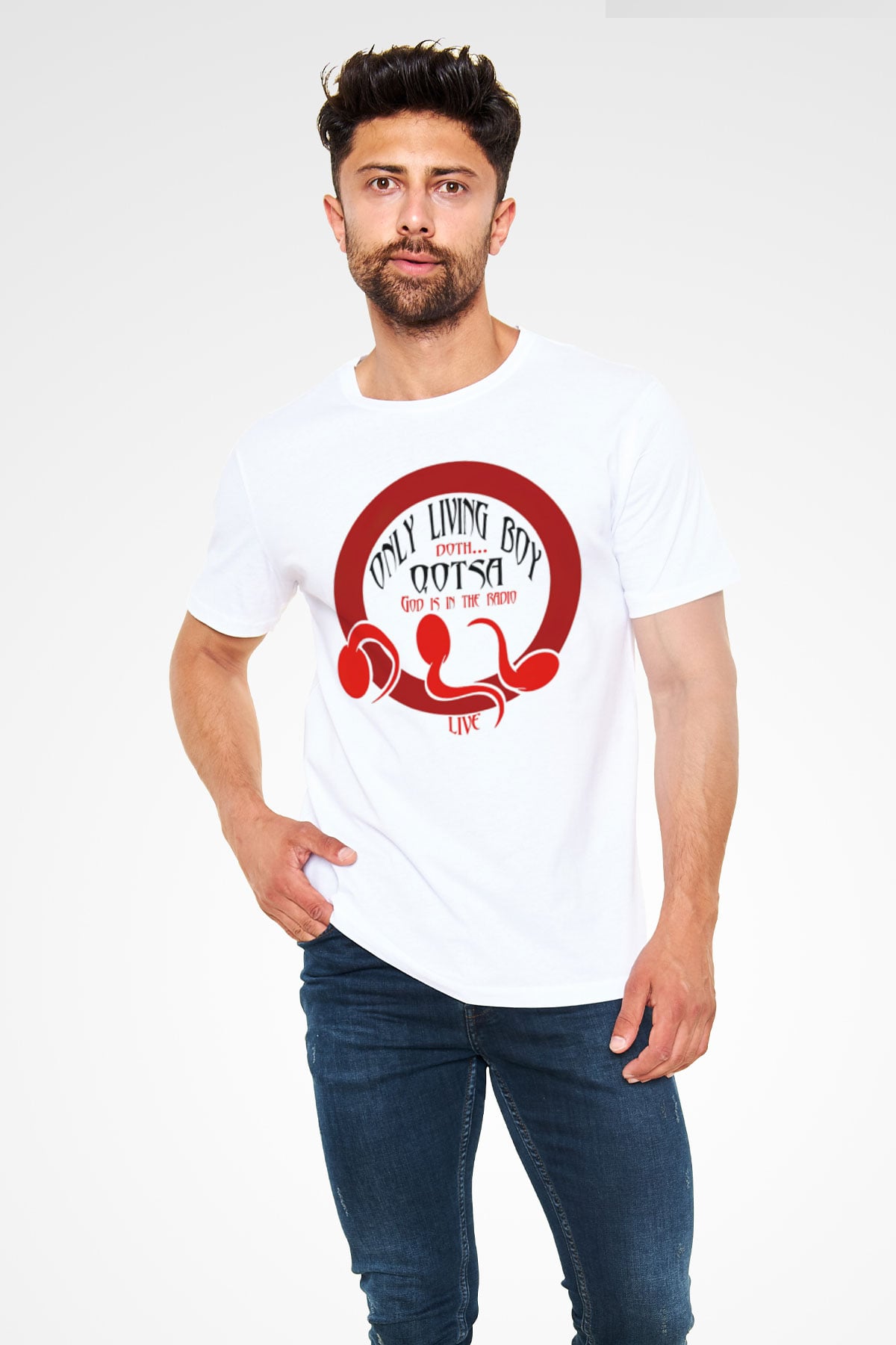 Queens of the Stone Age Beyaz Unisex Tişört T-Shirt - TişörtFabrikası