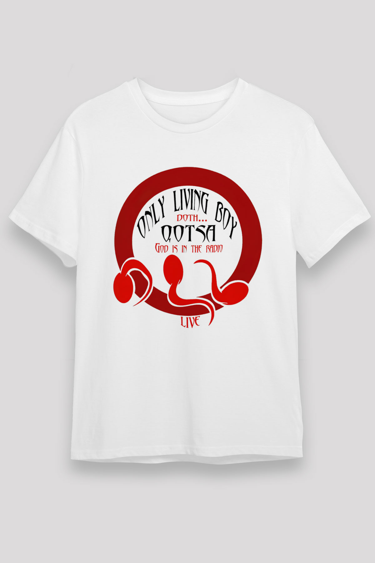 Queens of the Stone Age Beyaz Unisex Tişört T-Shirt - TişörtFabrikası