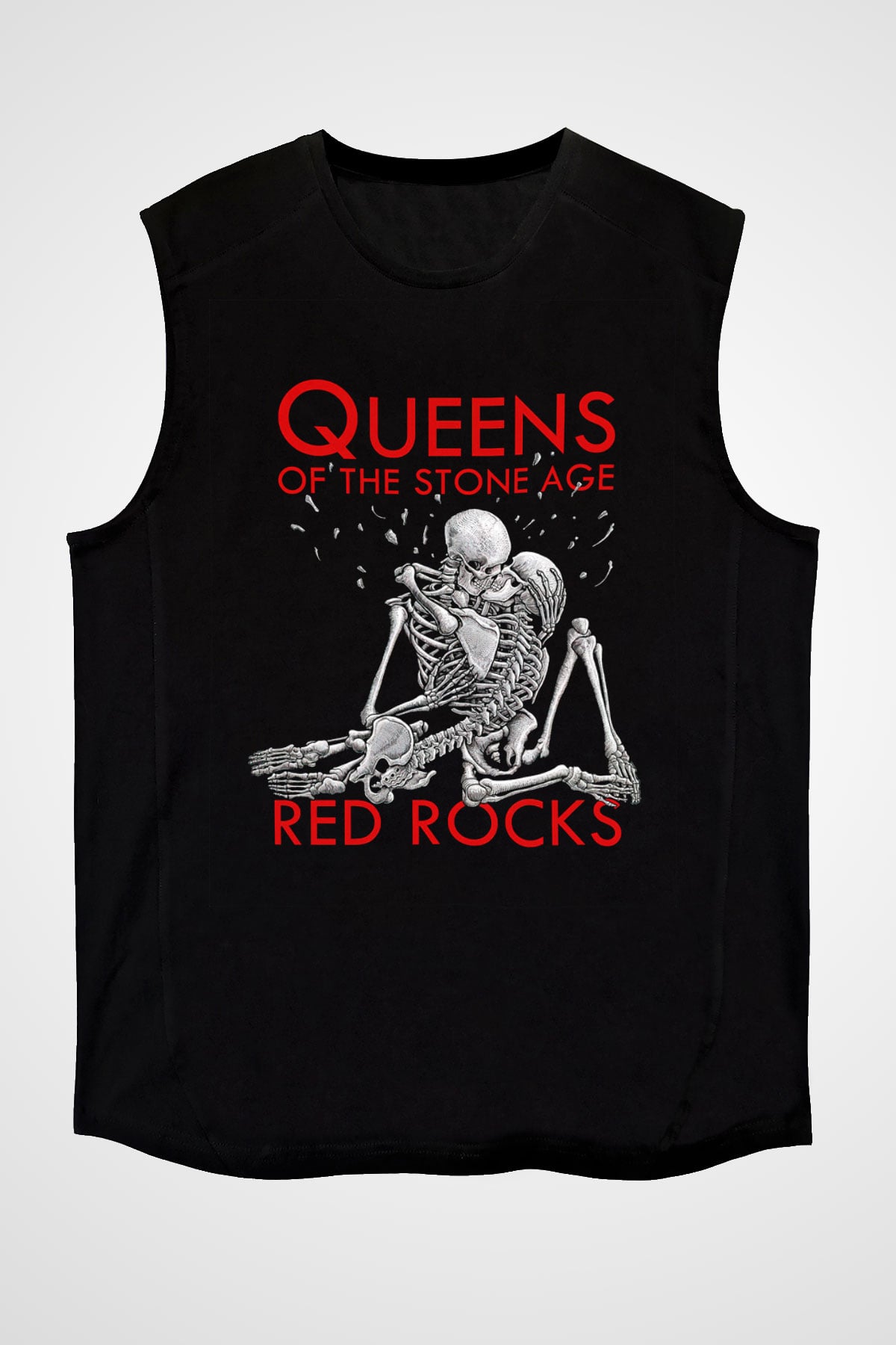 Queens of the Stone Age Siyah Unisex Kolsuz Tişört