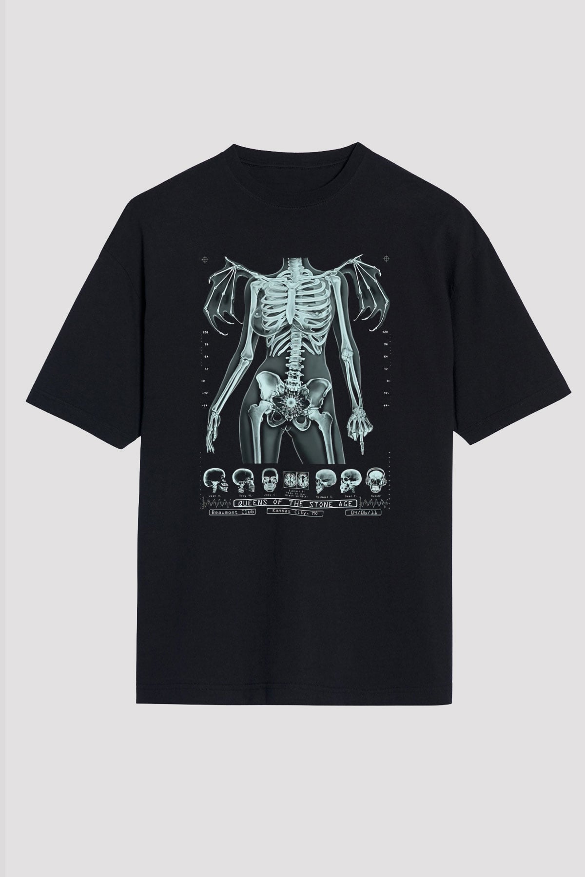 Queens of the Stone Age Siyah Unisex Oversize Tişört T-Shirt