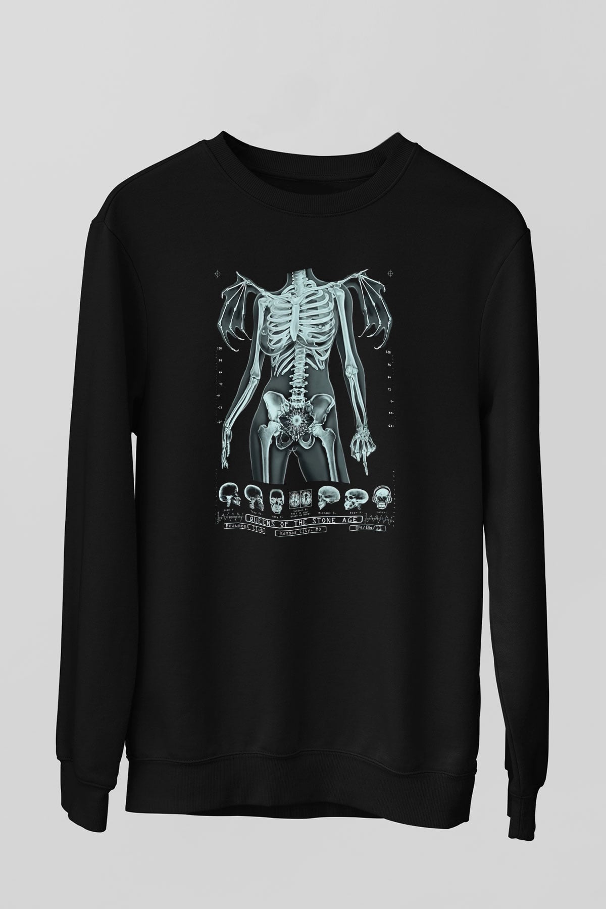 Queens of the Stone Age Siyah Unisex Sweatshirt