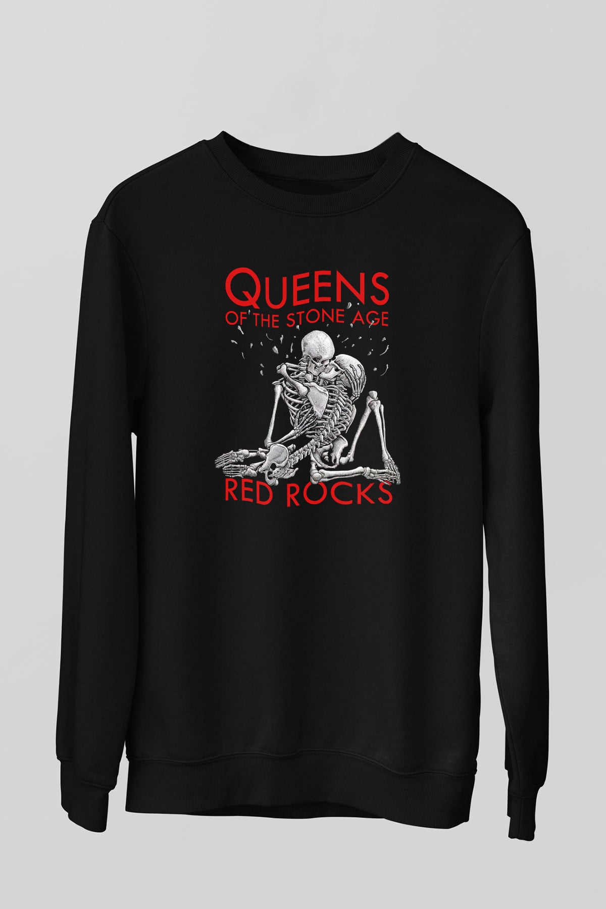 Queens of the Stone Age Siyah Unisex Sweatshirt