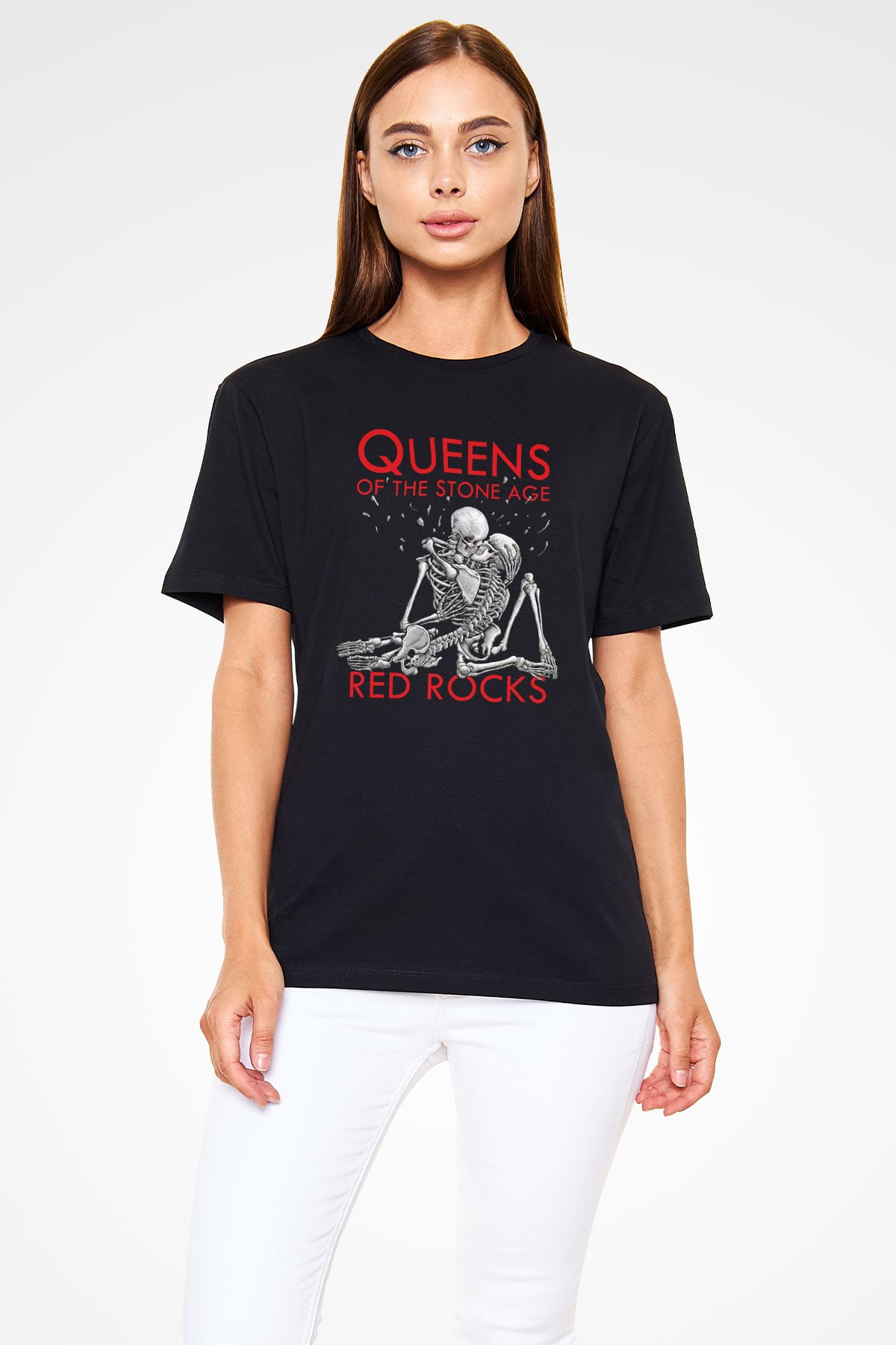 Queens of the Stone Age Siyah Unisex Tişört T-Shirt - TişörtFabrikası