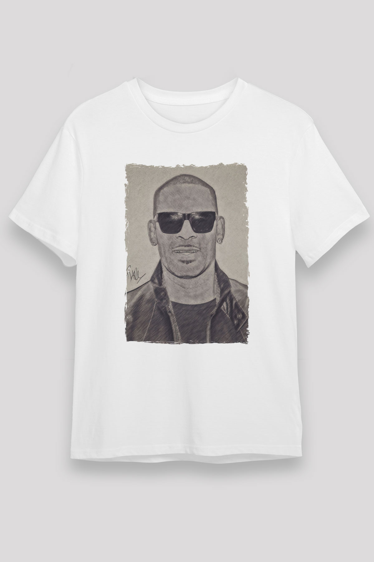R.Kelly Beyaz Unisex Tişört T-Shirt - TişörtFabrikası