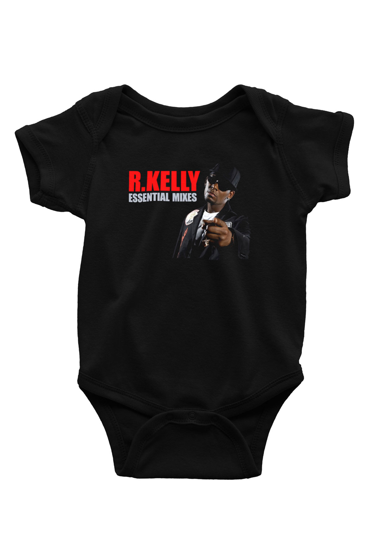 R.Kelly Siyah Bebek Body - Zıbın