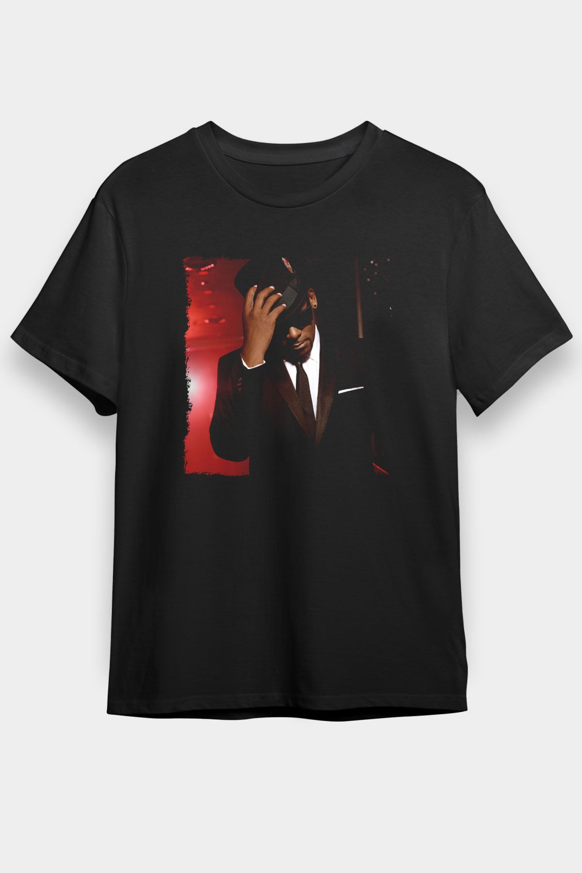 R.Kelly Siyah Unisex Tişört T-Shirt - TişörtFabrikası