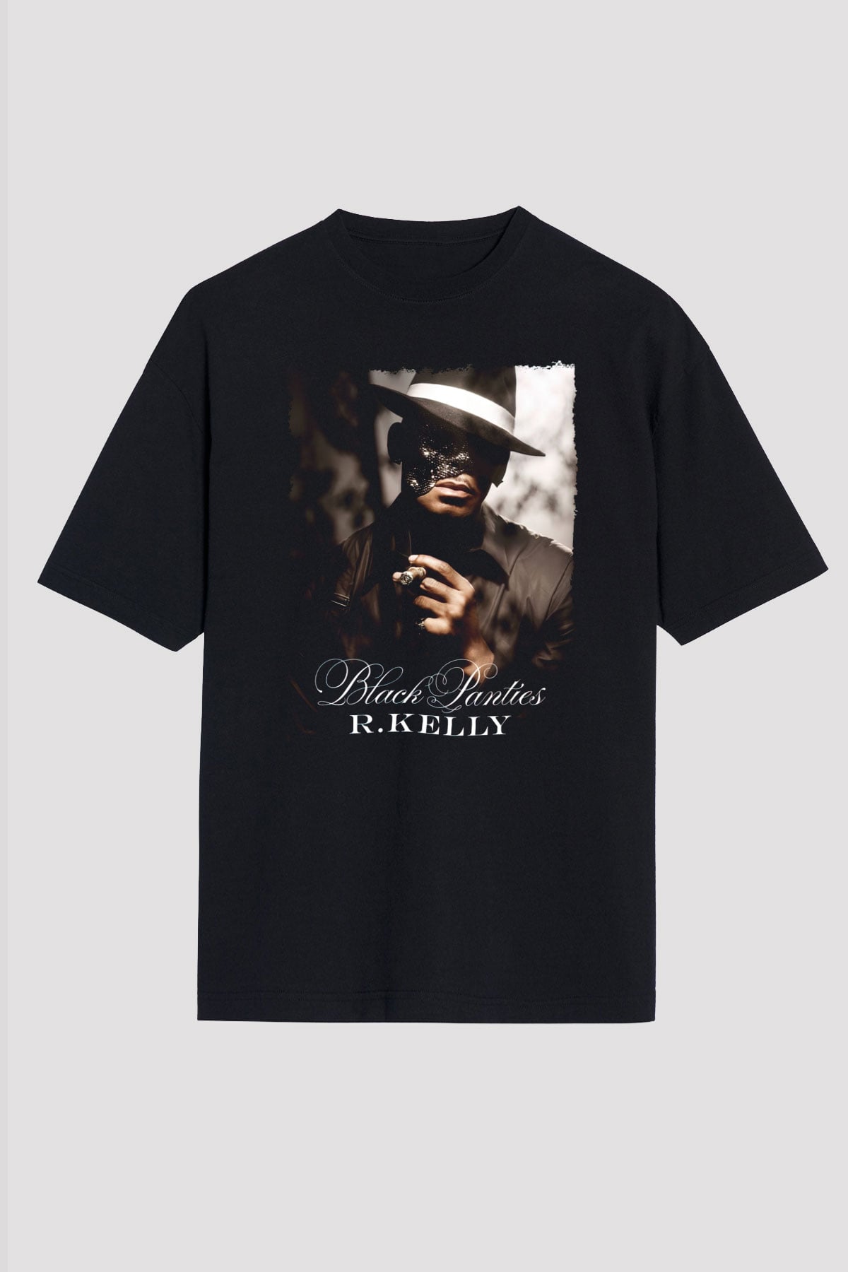R.Kelly Siyah Oversize Tişört Oversize T-shirt - TişörtFabrikası