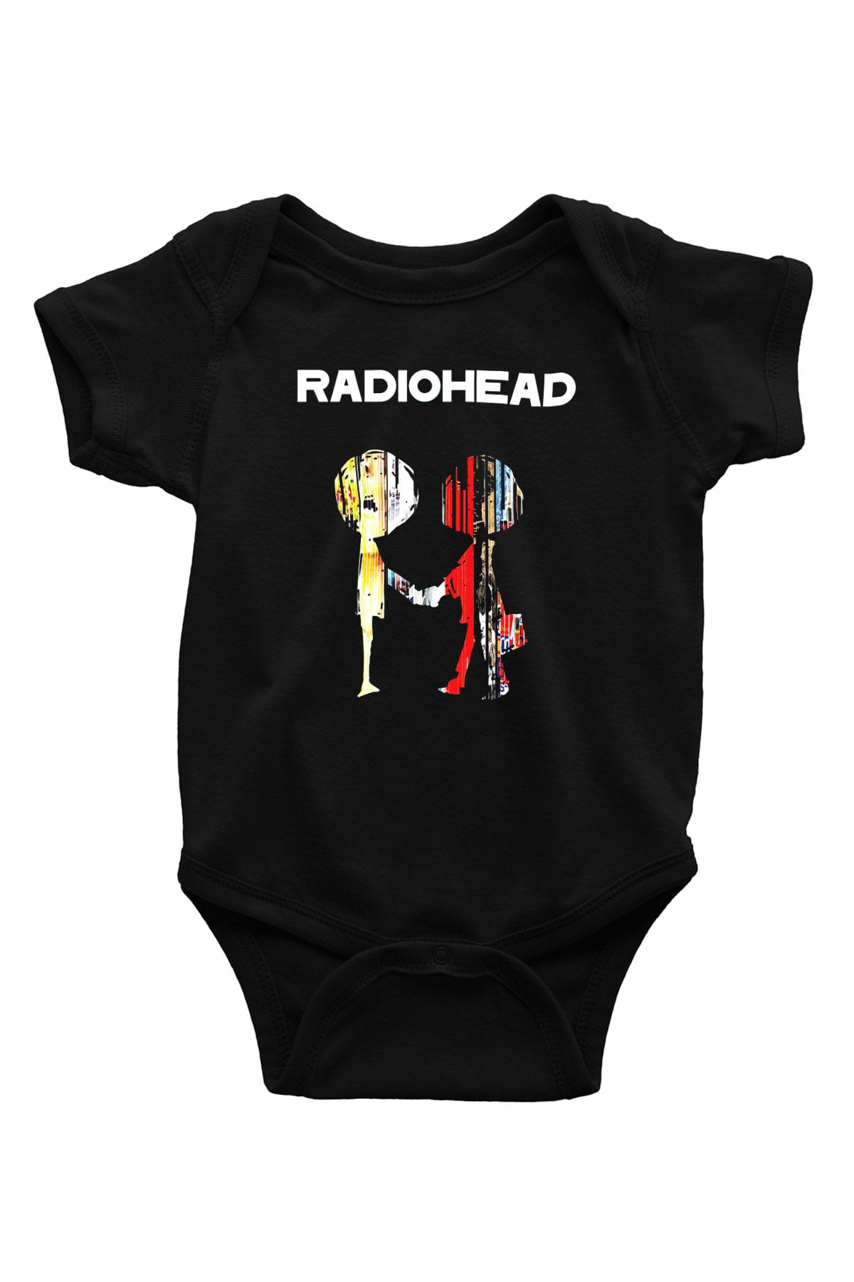 Radiohead Baskılı Siyah Bebek Body - Zıbın