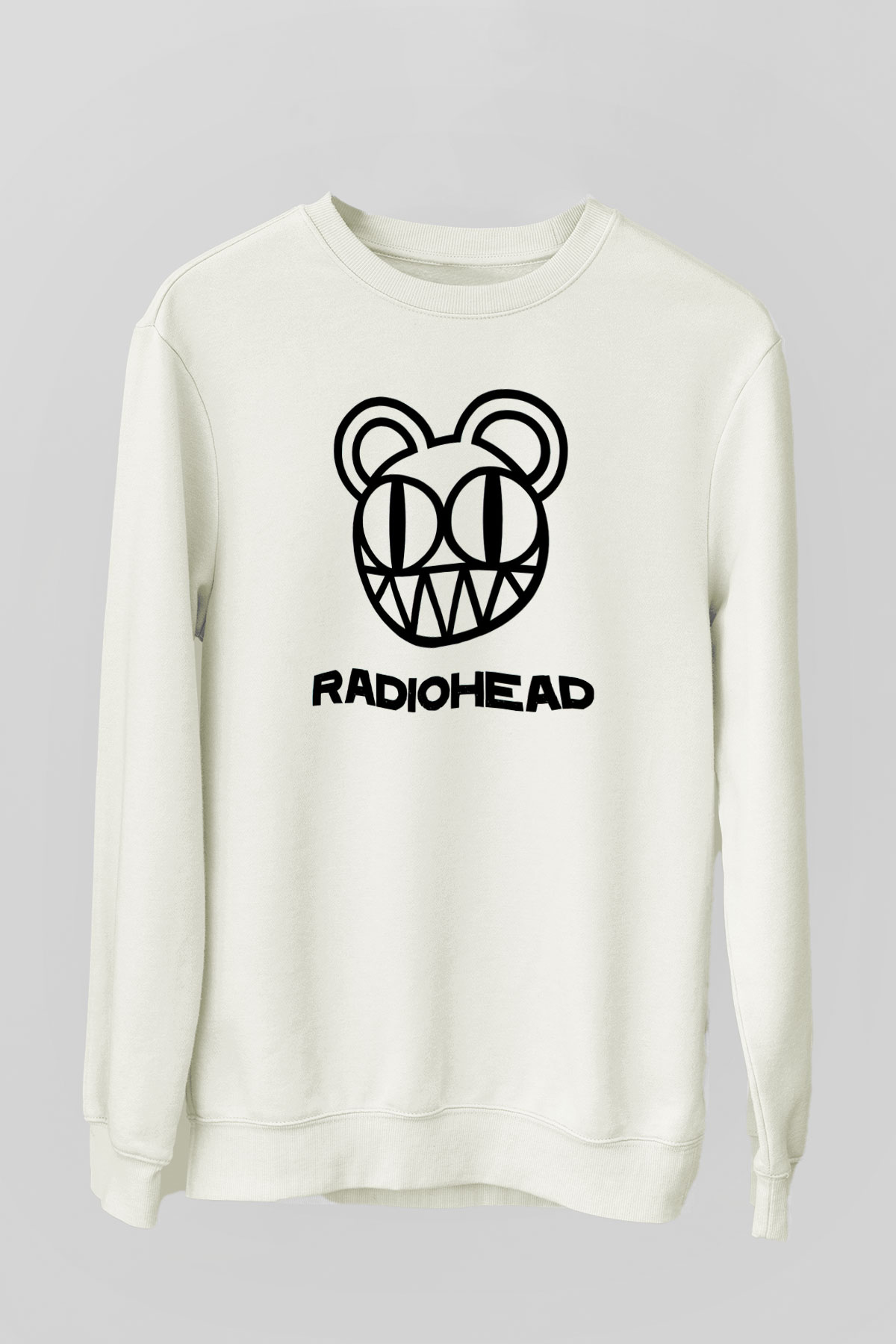 Radiohead Beyaz Unisex Sweatshirt