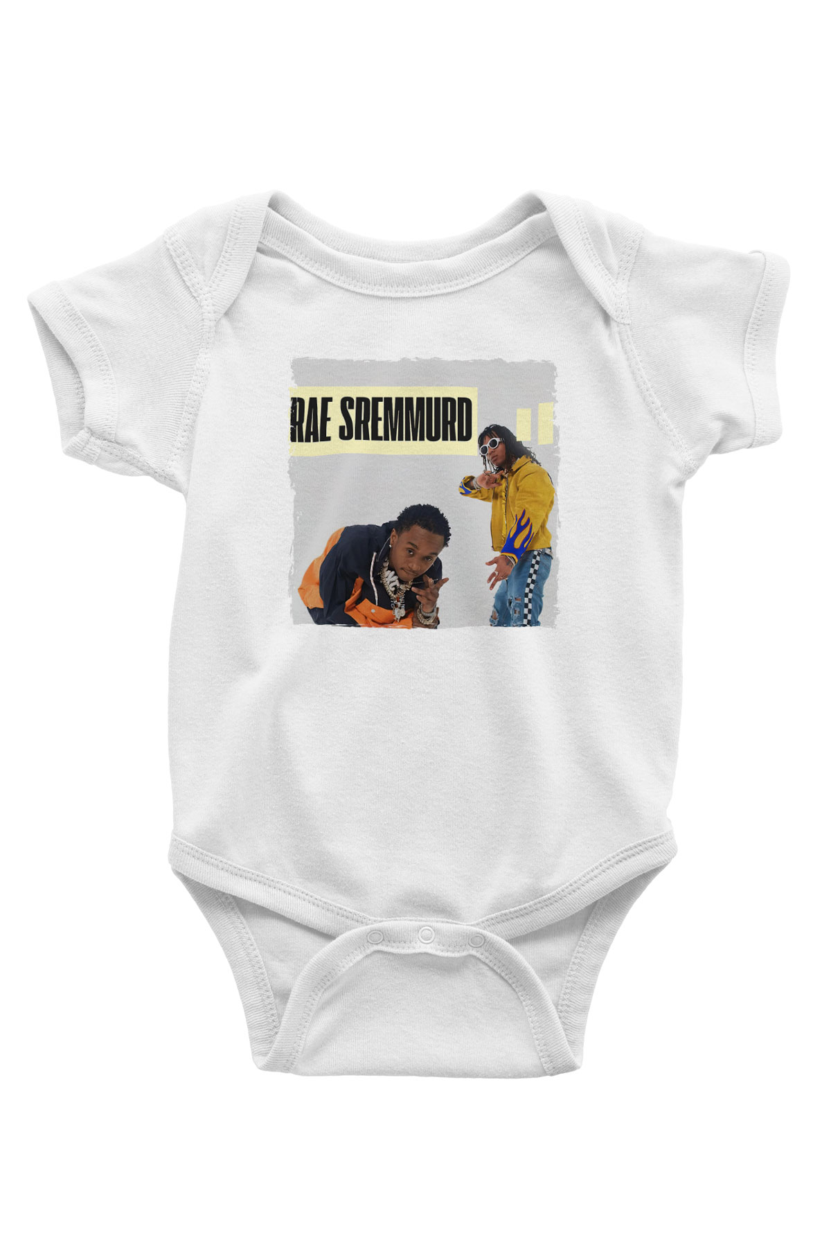 Rae Sremmurd Beyaz Bebek Body - Zıbın