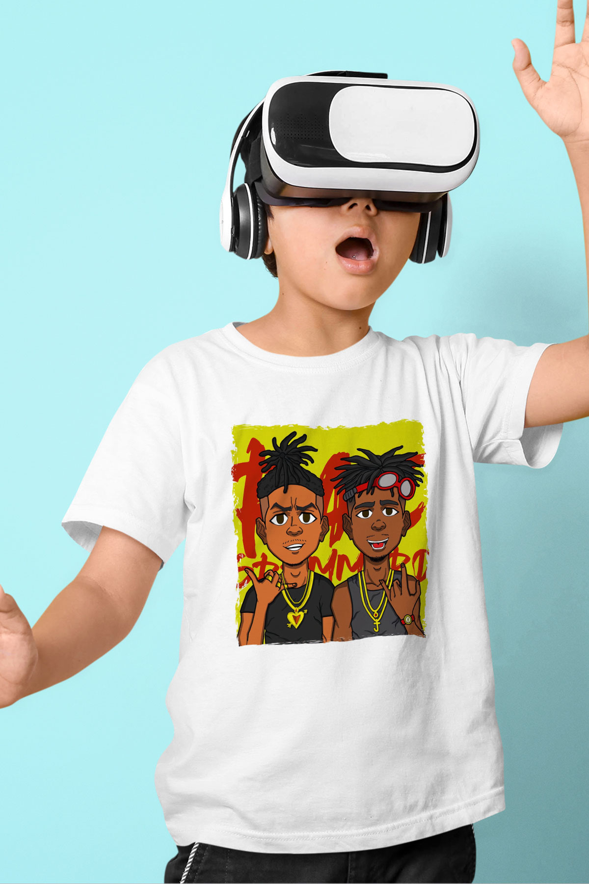 Rae Sremmurd Beyaz Unisex Çocuk Tişört